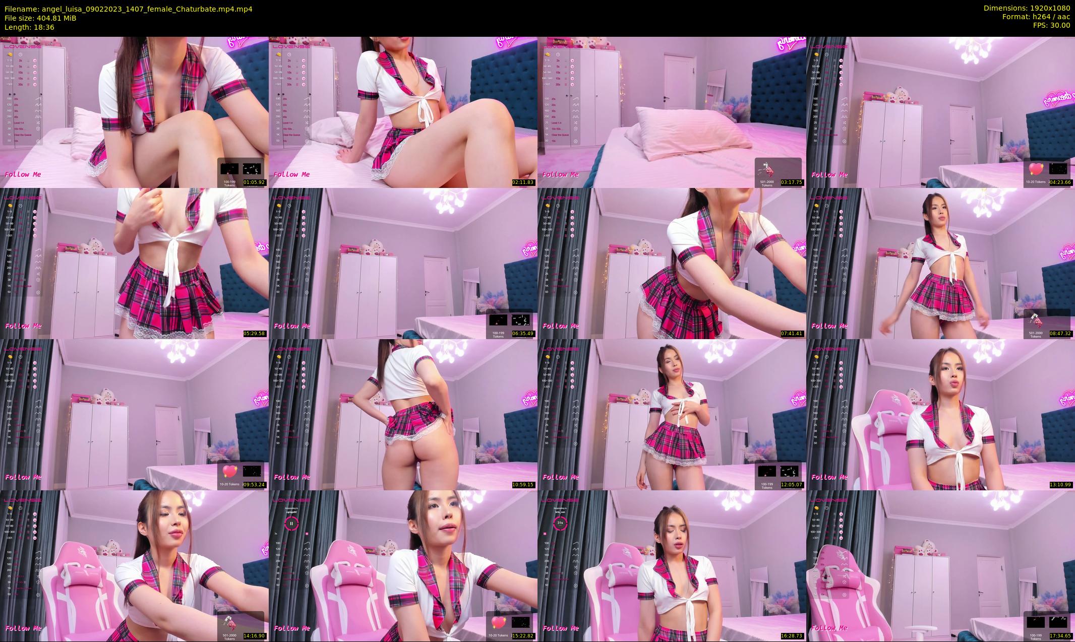 angel_luisa — 19 minute Chaturbate female cam show recording, 1080p, Feb 9, 2023