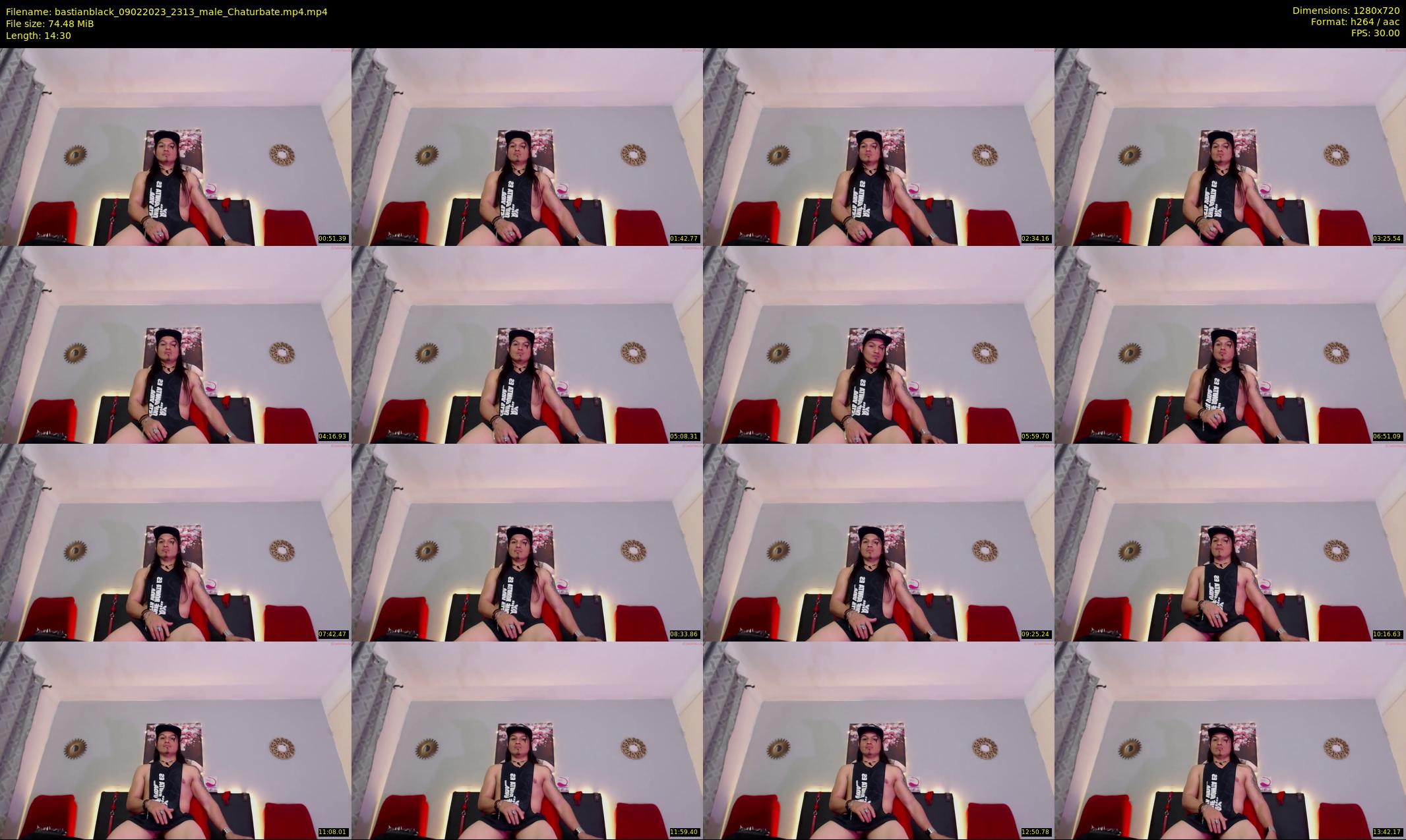 bastianblack — 15 minute Chaturbate male cam show recording, 720p, Feb 9, 2023