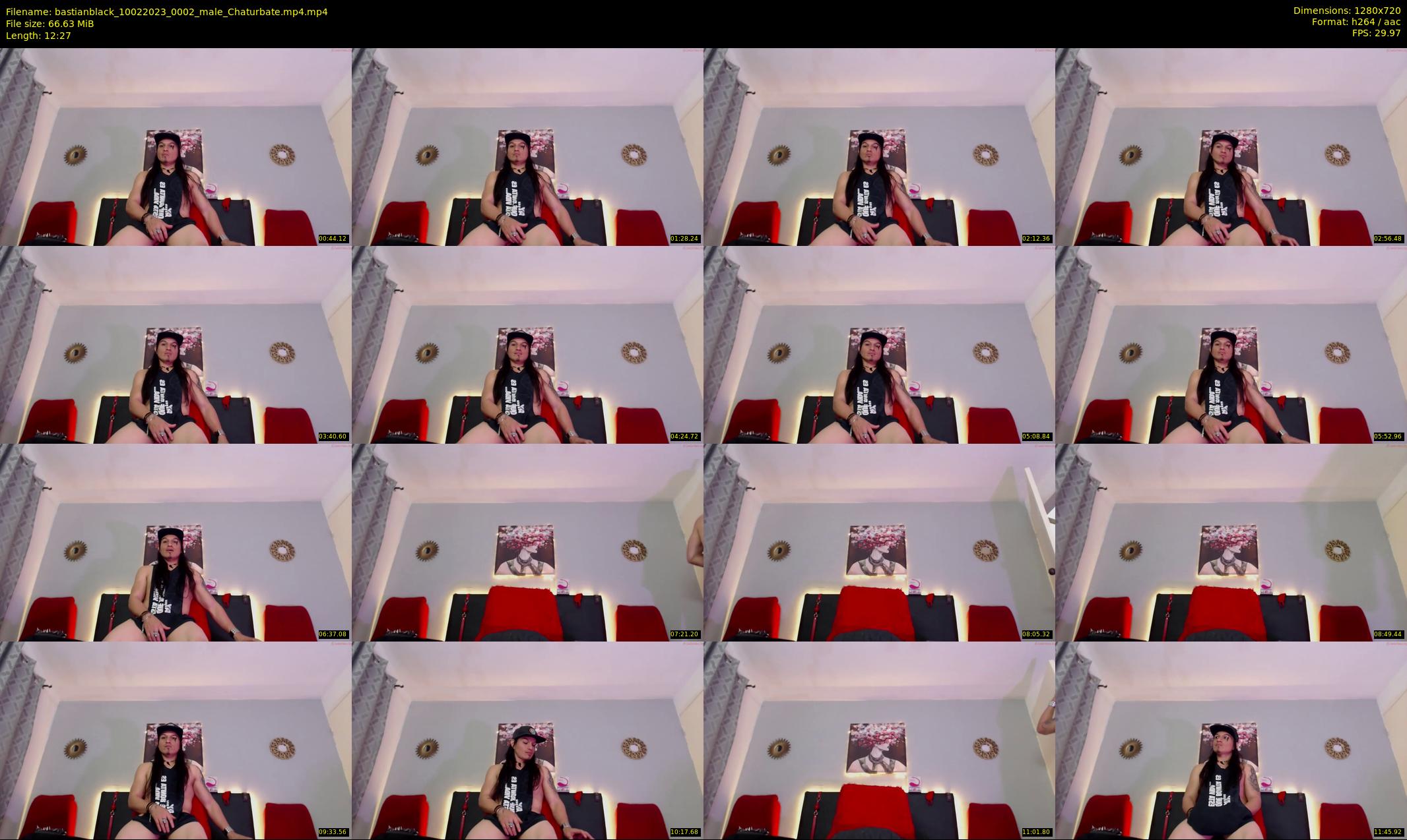 bastianblack — 13 minute Chaturbate male cam show recording, 720p, Feb 10, 2023