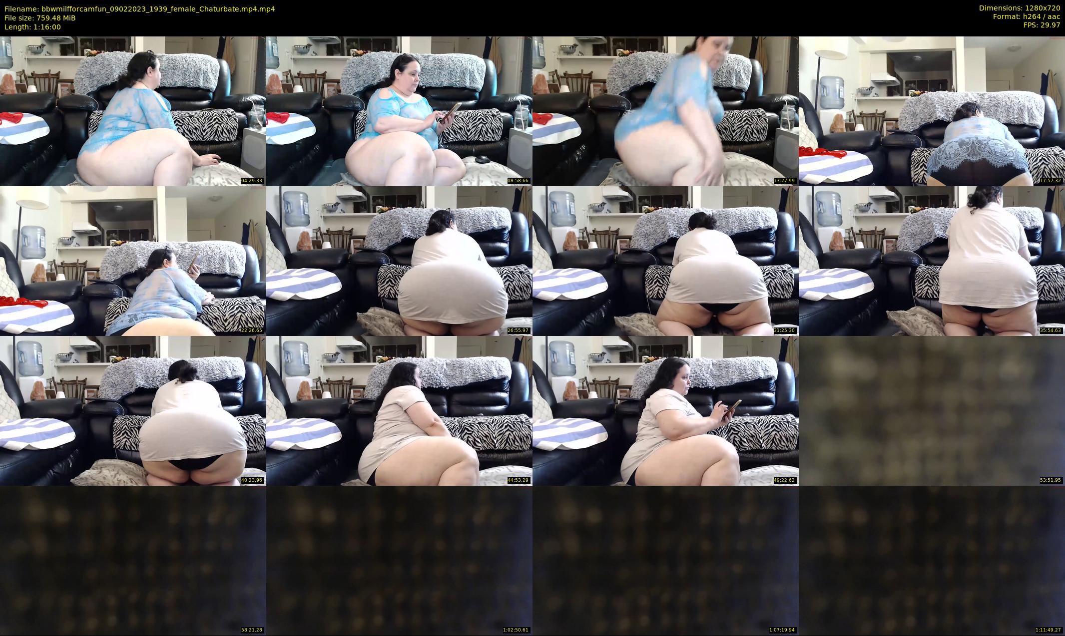 bbwmilfforcamfun — 76 minute Chaturbate female cam show recording, 720p, Feb 9, 2023