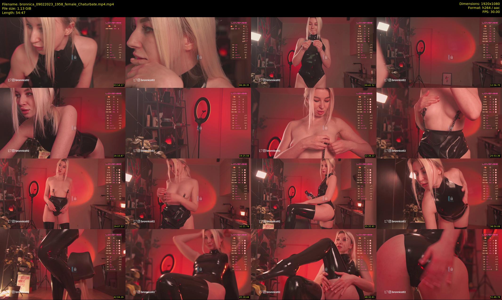 bronnica — 55 minute Chaturbate female cam show recording, 1080p, Feb 9, 2023