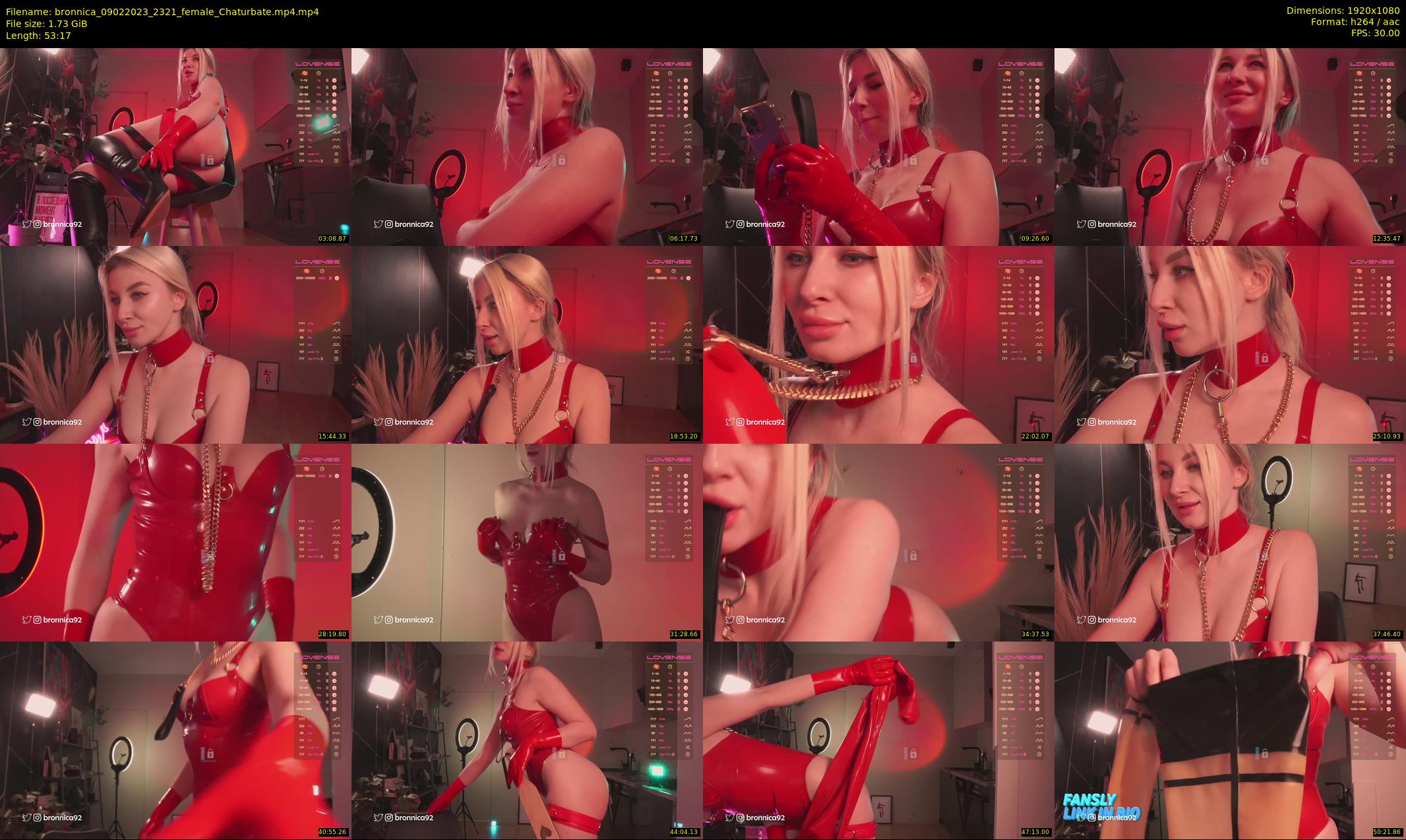 bronnica — 54 minute Chaturbate female cam show recording, 1080p, Feb 9, 2023