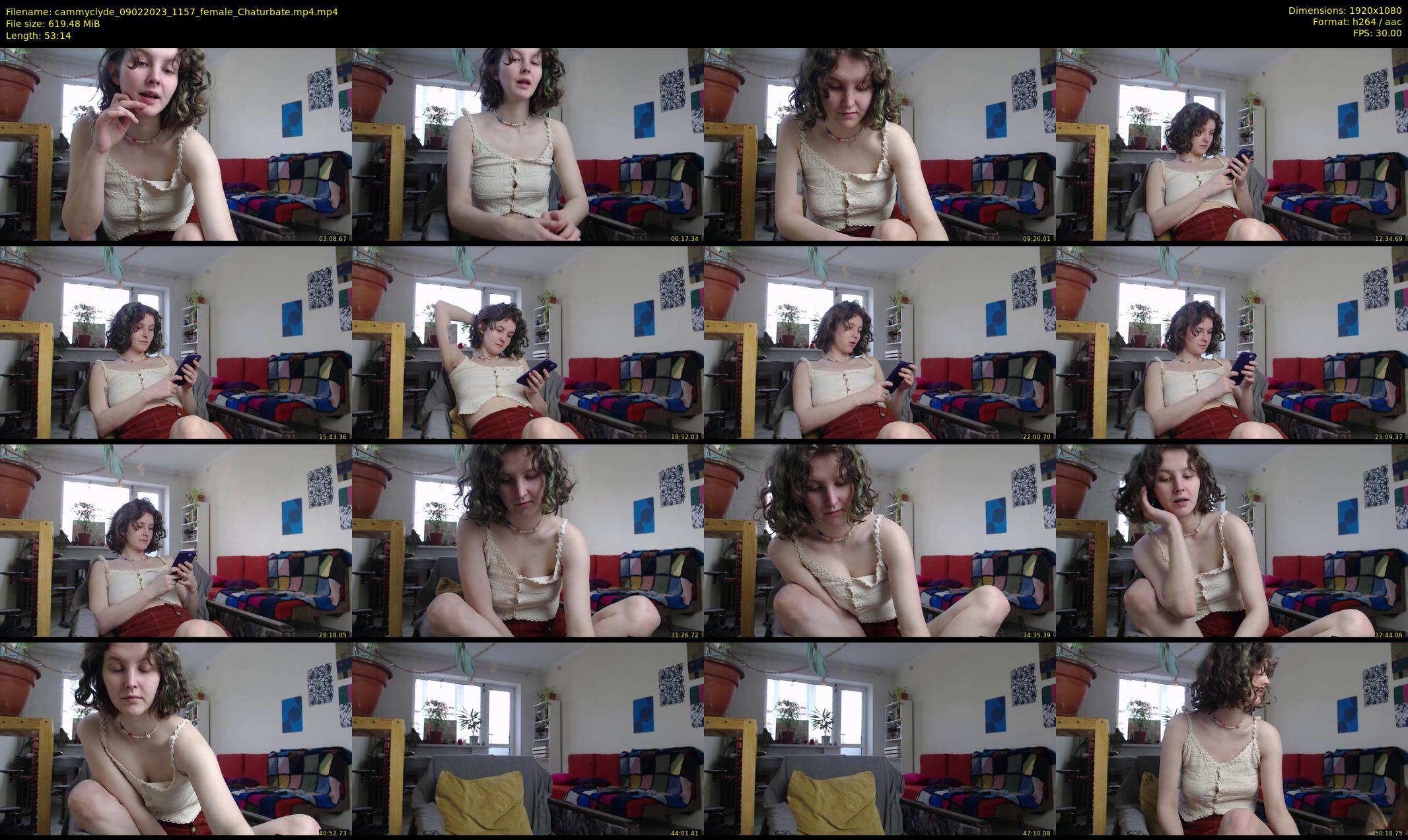 cammyclyde — 54 minute Chaturbate female cam show recording, 1080p, Feb 9, 2023