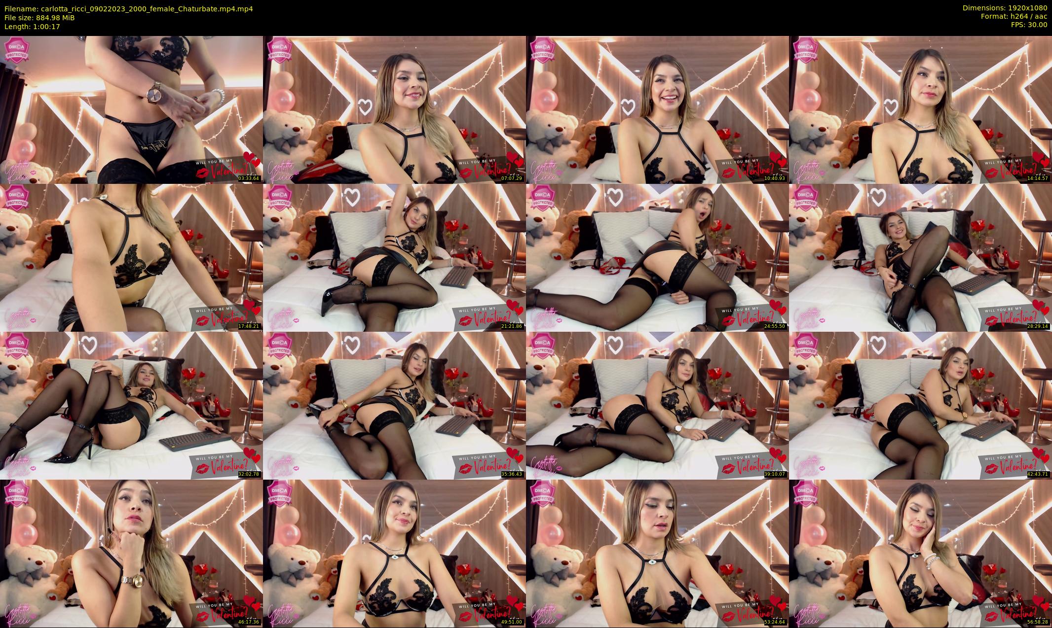 carlotta_ricci — 61 minute Chaturbate female cam show recording, 1080p, Feb 9, 2023