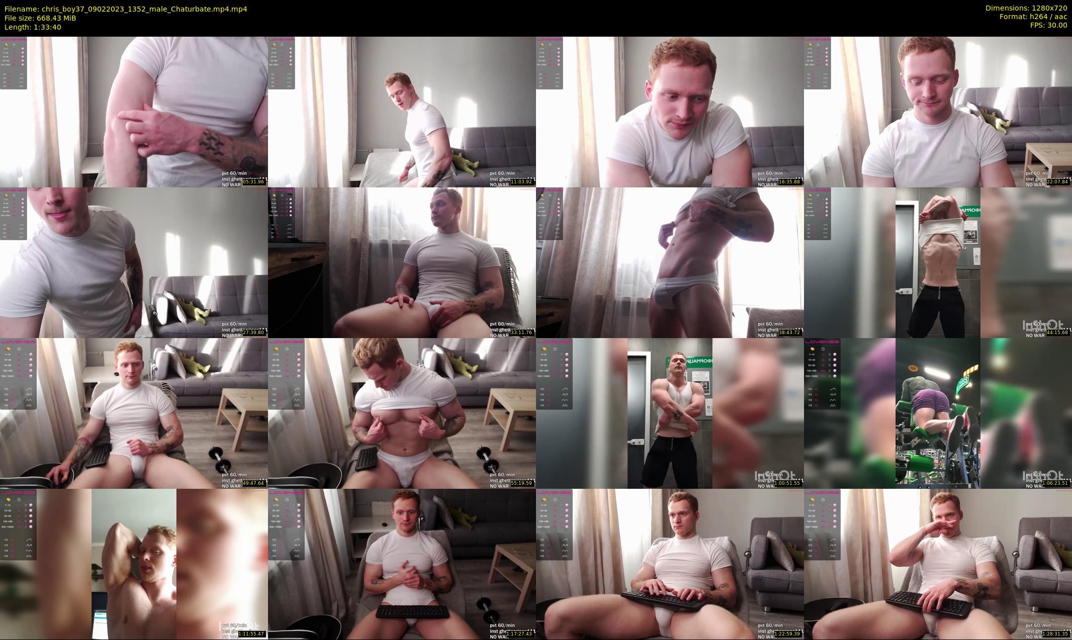 chris_boy37 — 94 minute Chaturbate male cam show recording, 720p, Feb 9, 2023