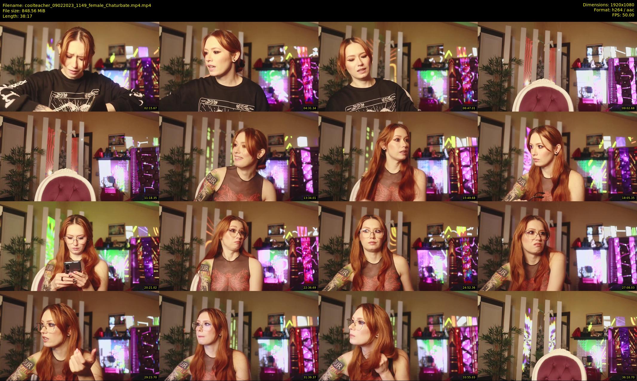 coolteacher — 39 minute Chaturbate female cam show recording, 1080p, Feb 9, 2023