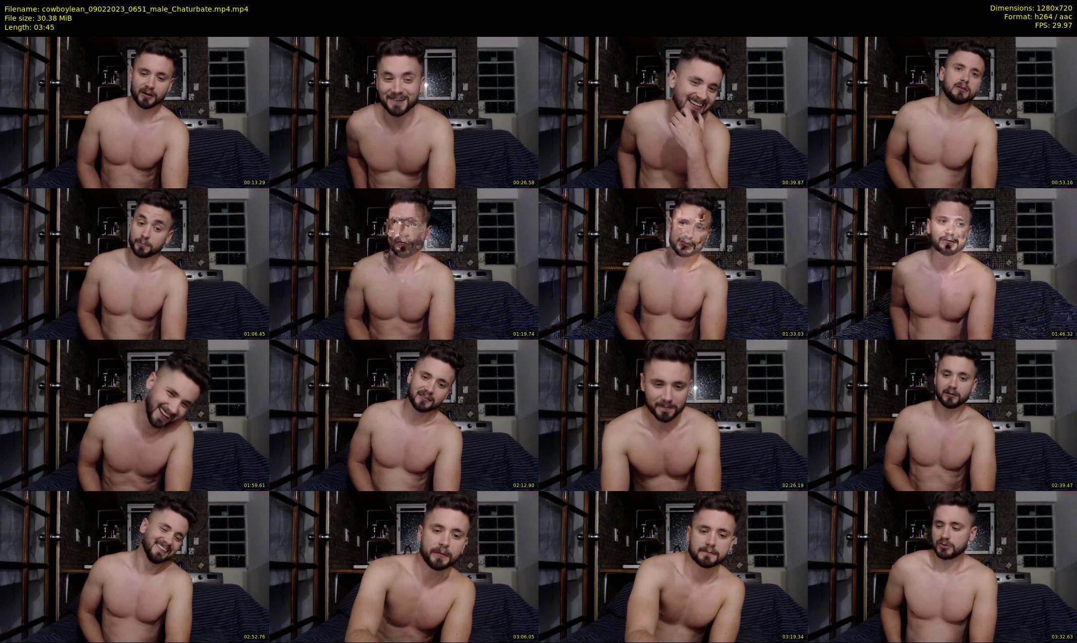 cowboylean — 4 minute Chaturbate male cam show recording, 720p, Feb 9, 2023