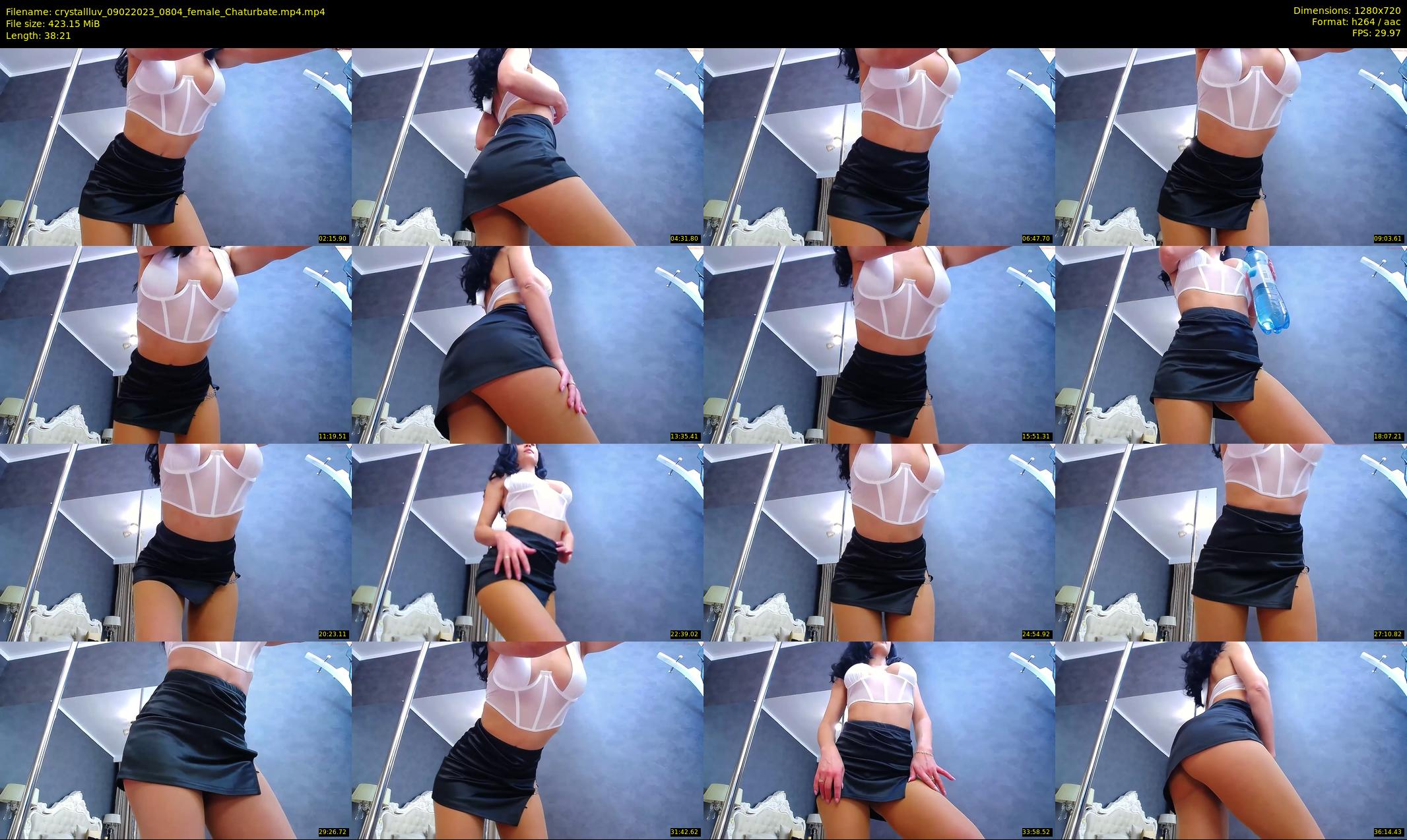crystallluv — 39 minute Chaturbate female cam show recording, 720p, Feb 9, 2023