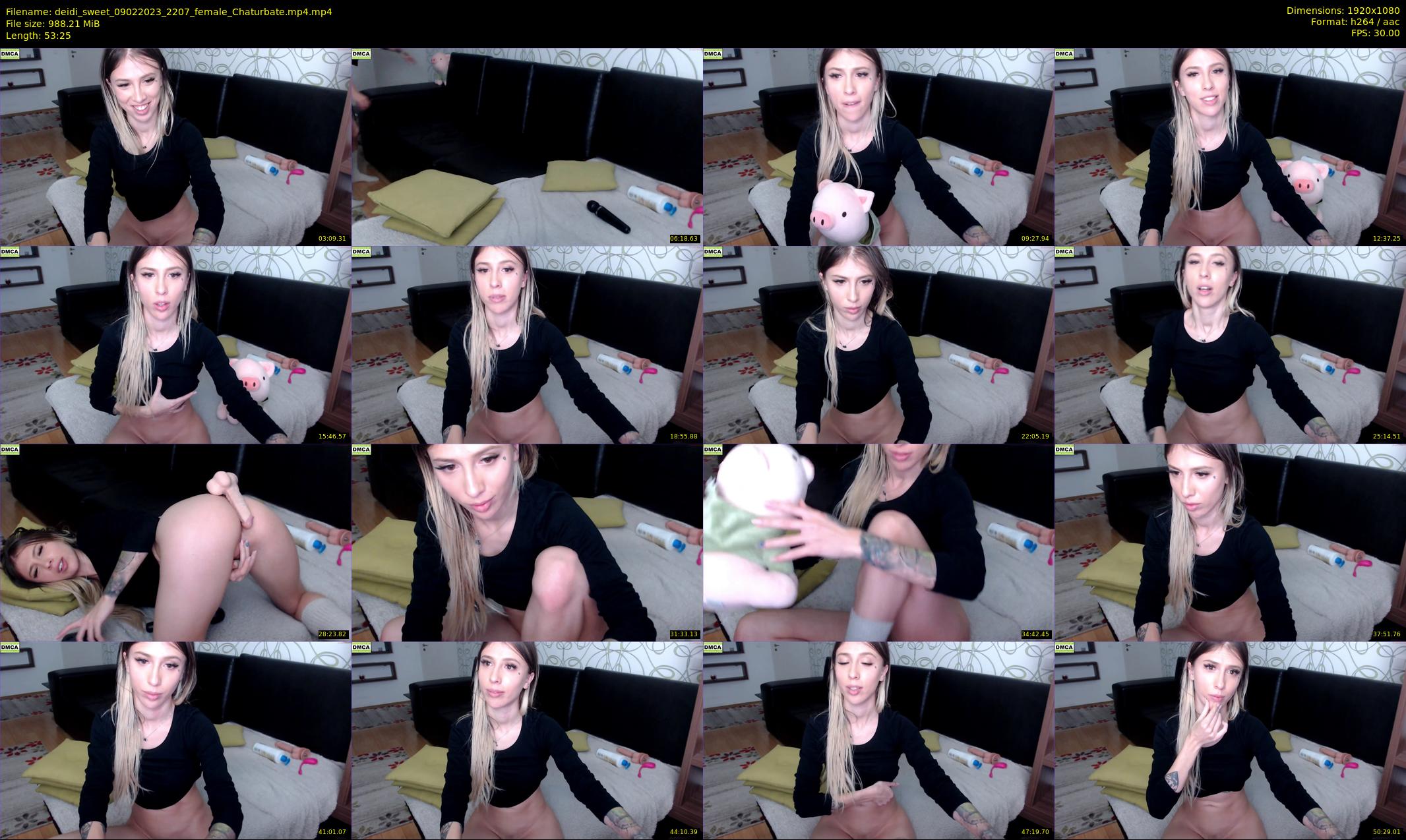 deidi_sweet — 54 minute Chaturbate female cam show recording, 1080p, Feb 9, 2023