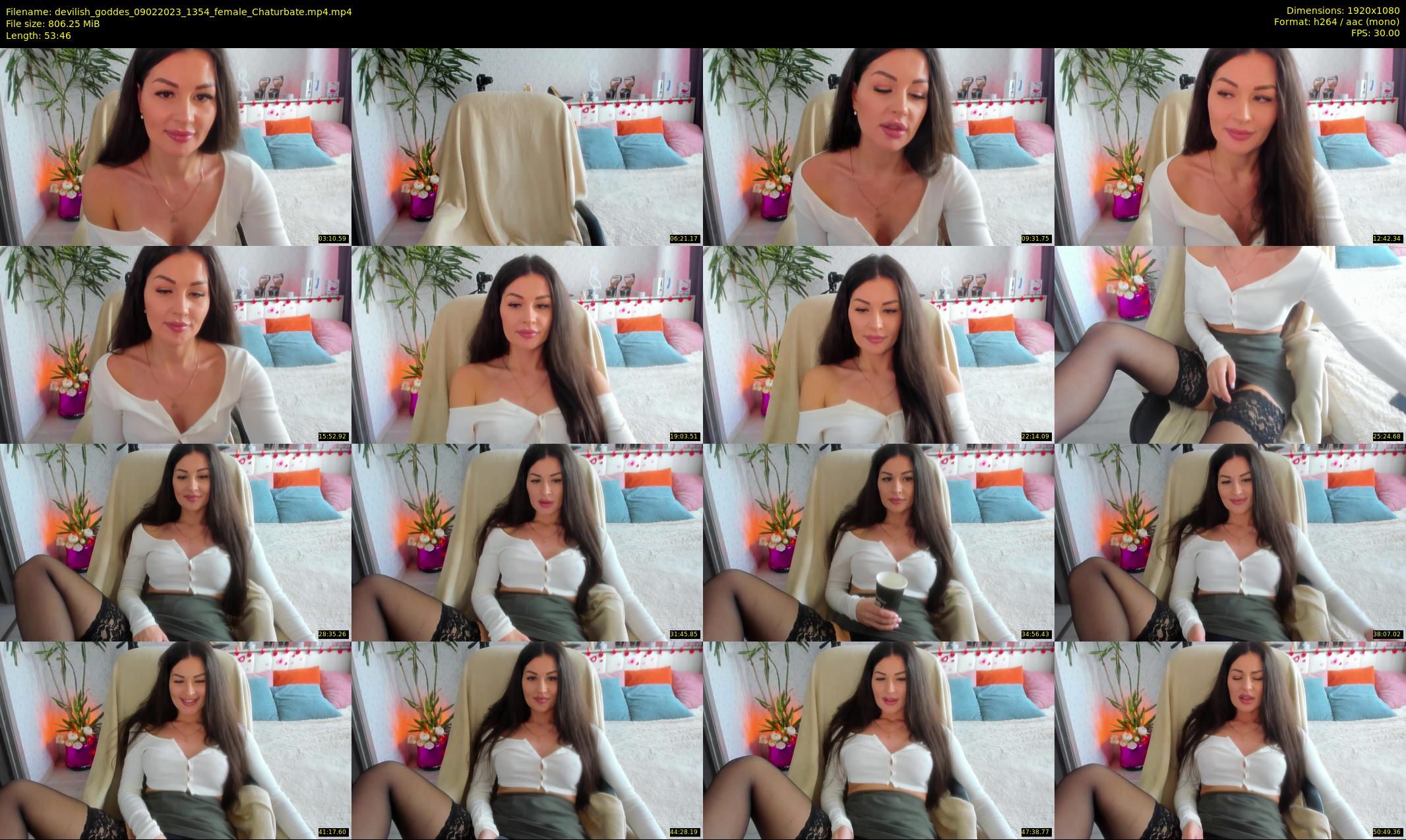 devilish_goddes — 54 minute Chaturbate female cam show recording, 1080p, Feb 9, 2023