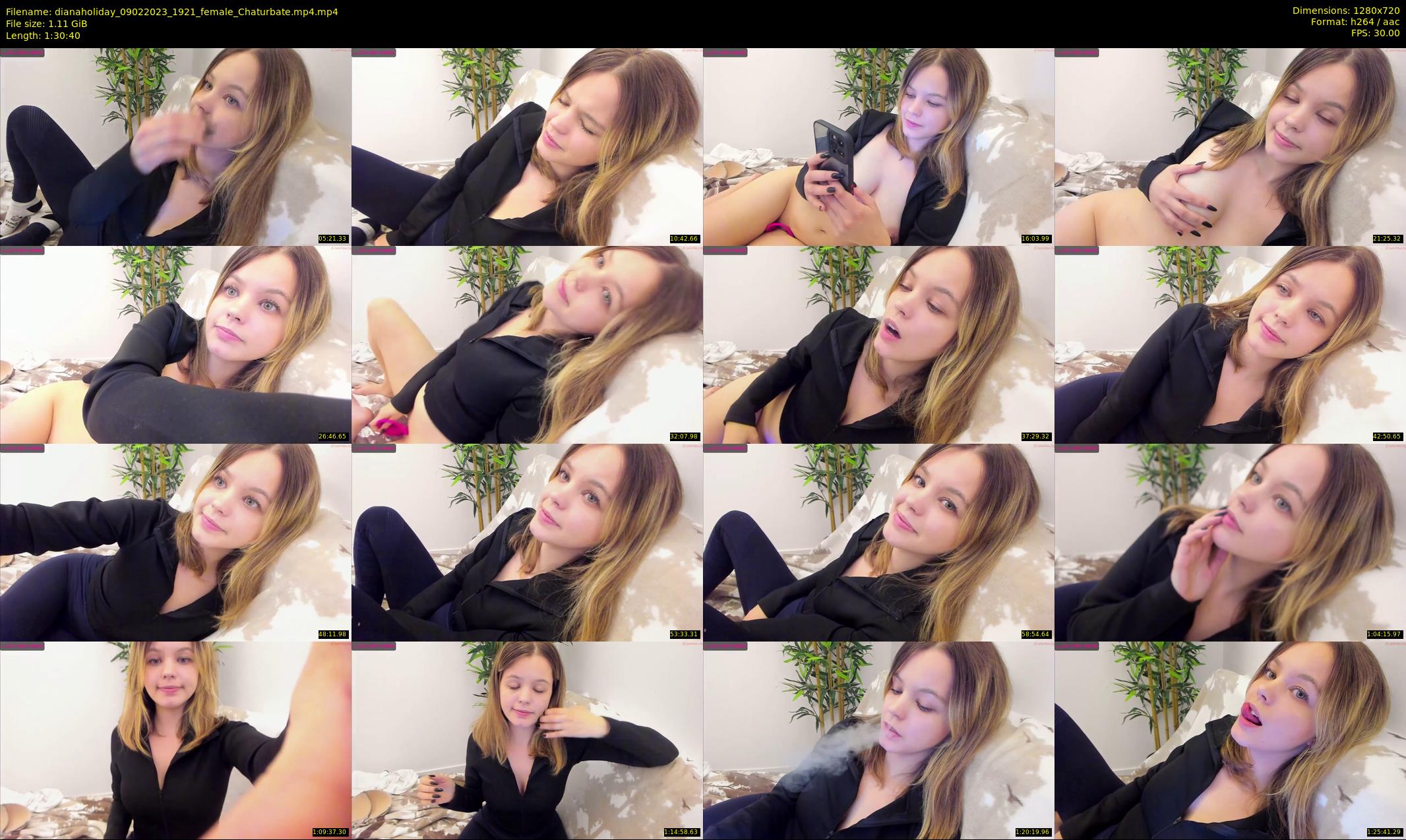 dianaholiday — 91 minute Chaturbate female cam show recording, 720p, Feb 9, 2023