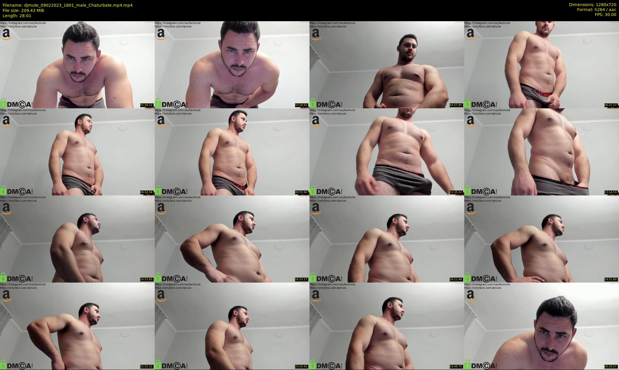 djmute — 29 minute Chaturbate male cam show recording, 720p, Feb 9, 2023
