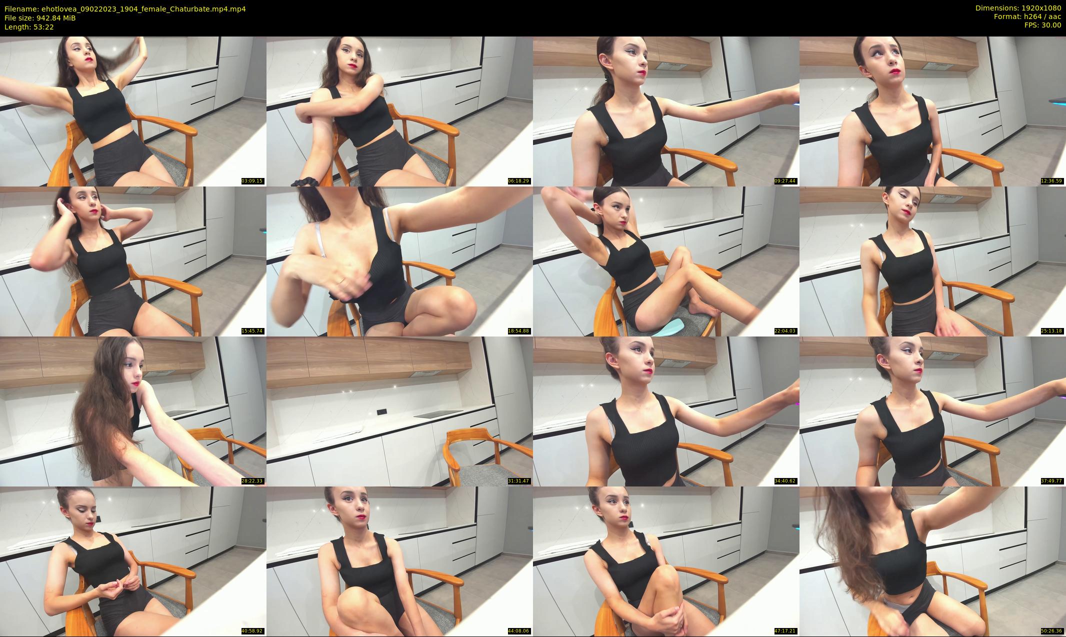 ehotlovea — 54 minute Chaturbate female cam show recording, 1080p, Feb 9, 2023
