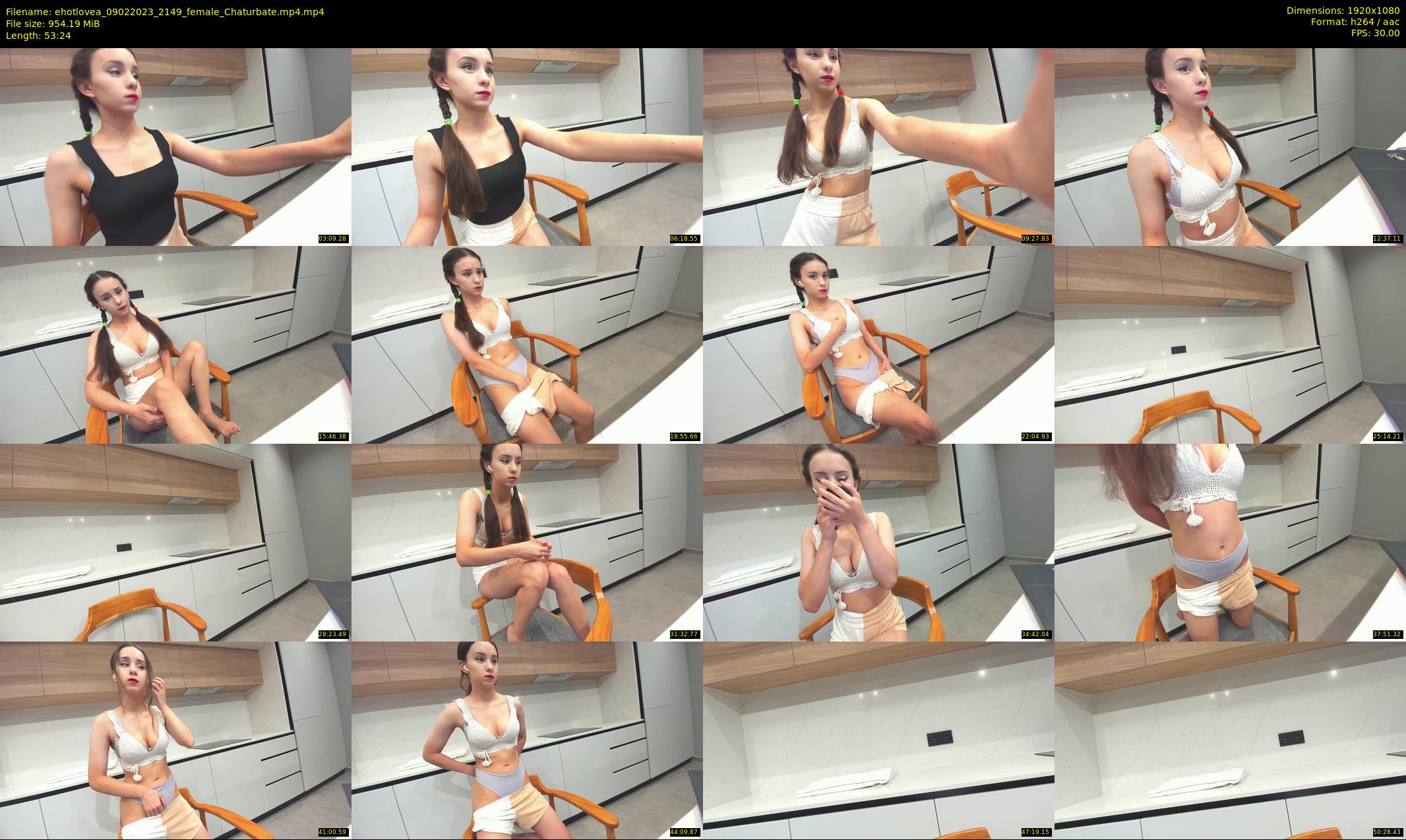 ehotlovea — 54 minute Chaturbate female cam show recording, 1080p, Feb 9, 2023