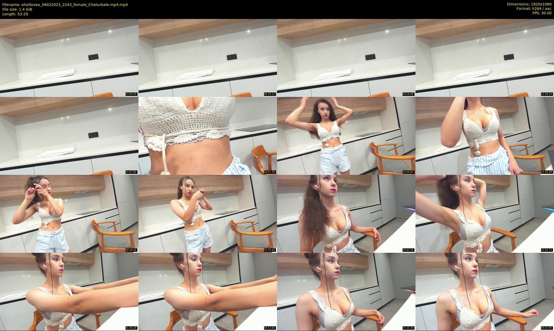 ehotlovea — 54 minute Chaturbate female cam show recording, 1080p, Feb 9, 2023