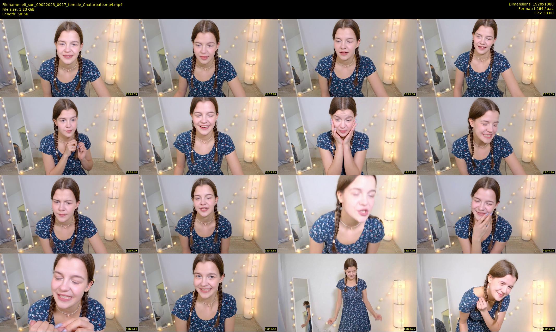 eli_sun — 59 minute Chaturbate female cam show recording, 1080p, Feb 9, 2023