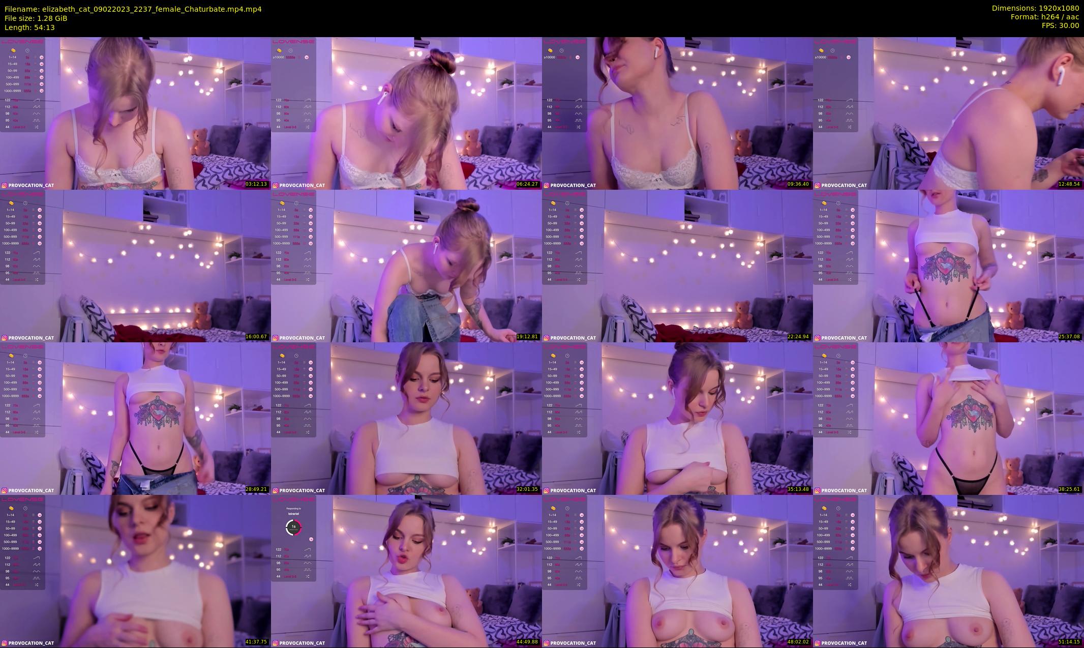 elizabeth_cat — 55 minute Chaturbate female cam show recording, 1080p, Feb 9, 2023