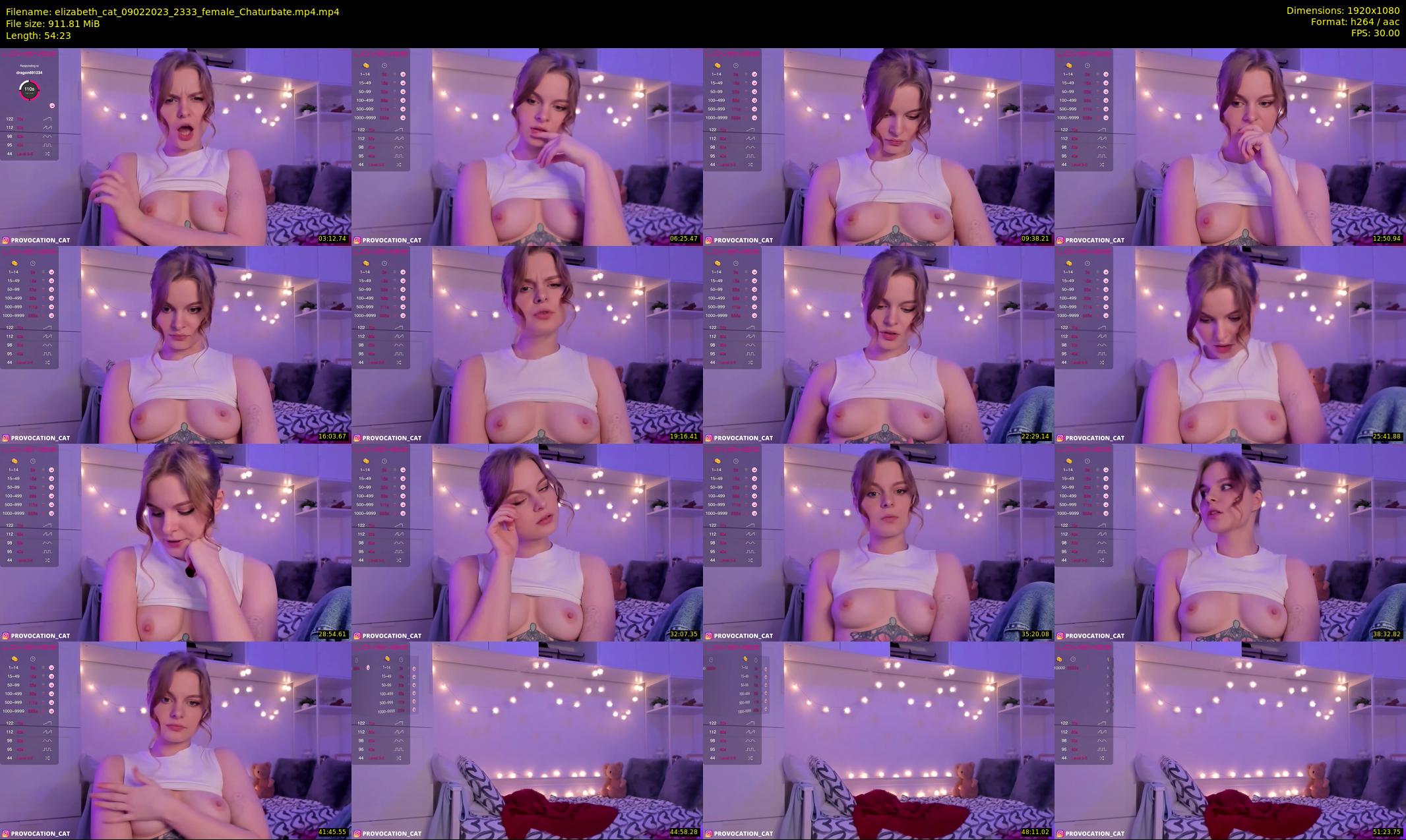 elizabeth_cat — 55 minute Chaturbate female cam show recording, 1080p, Feb 9, 2023