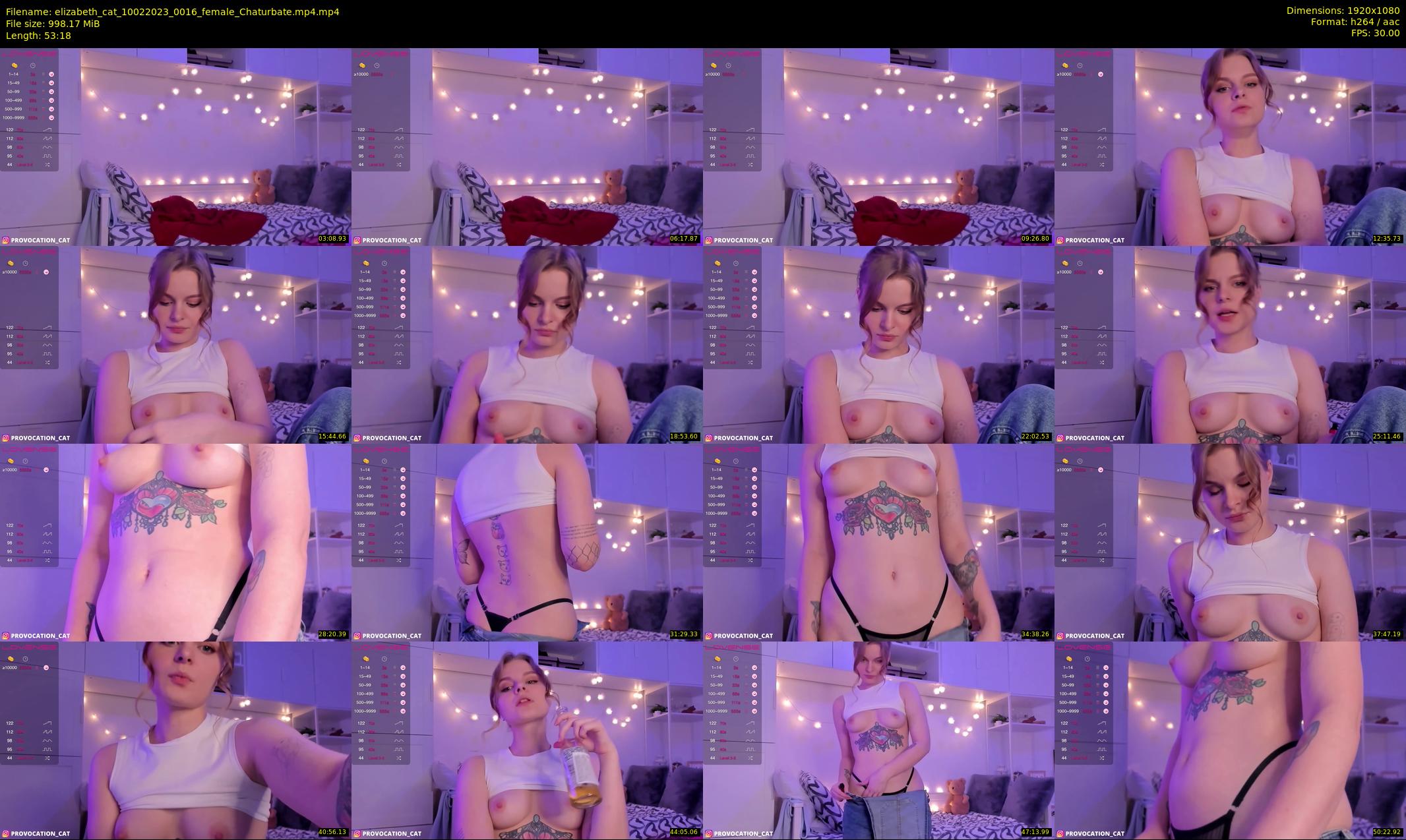 elizabeth_cat — 54 minute Chaturbate female cam show recording, 1080p, Feb 10, 2023