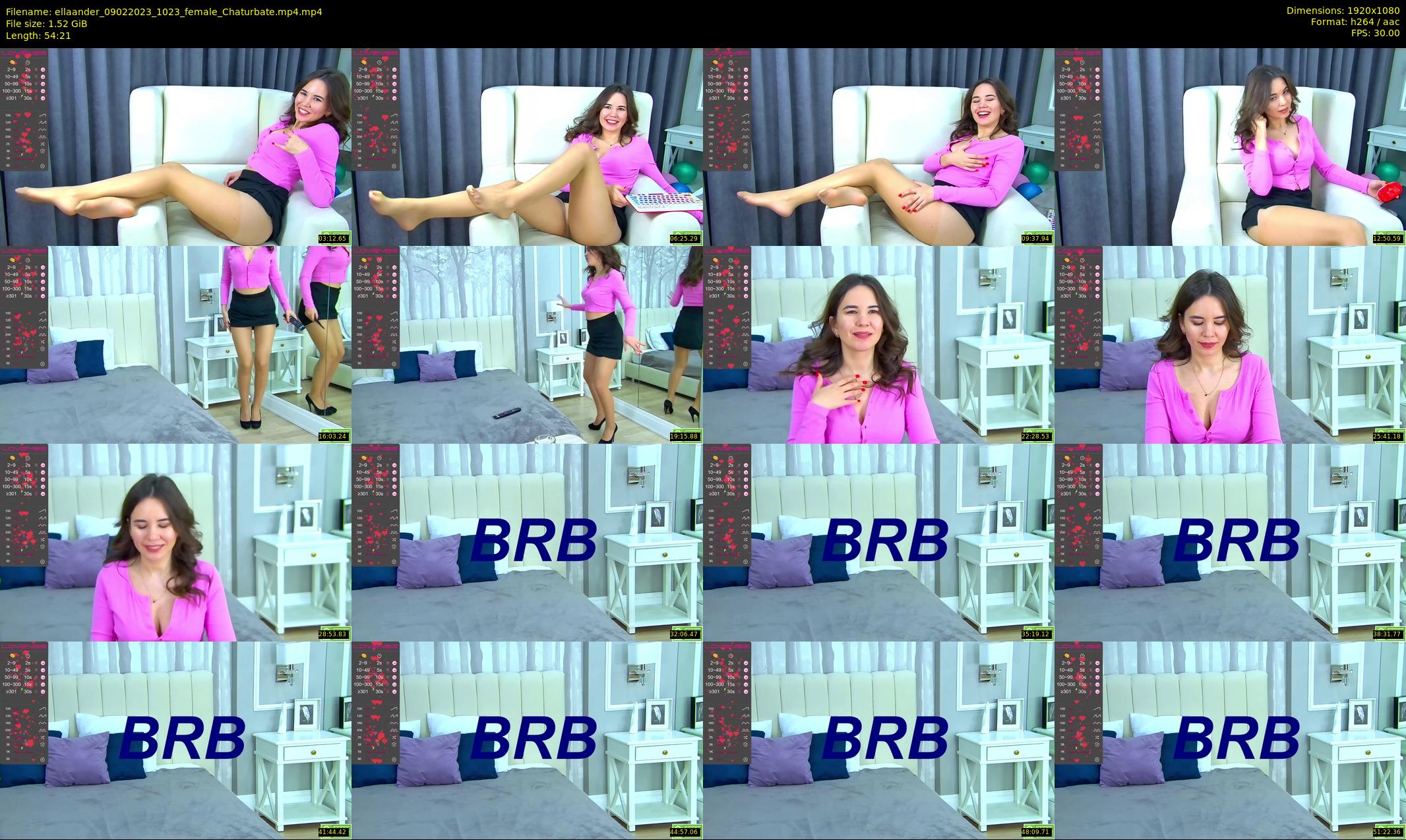 ellaander — 55 minute Chaturbate female cam show recording, 1080p, Feb 9, 2023