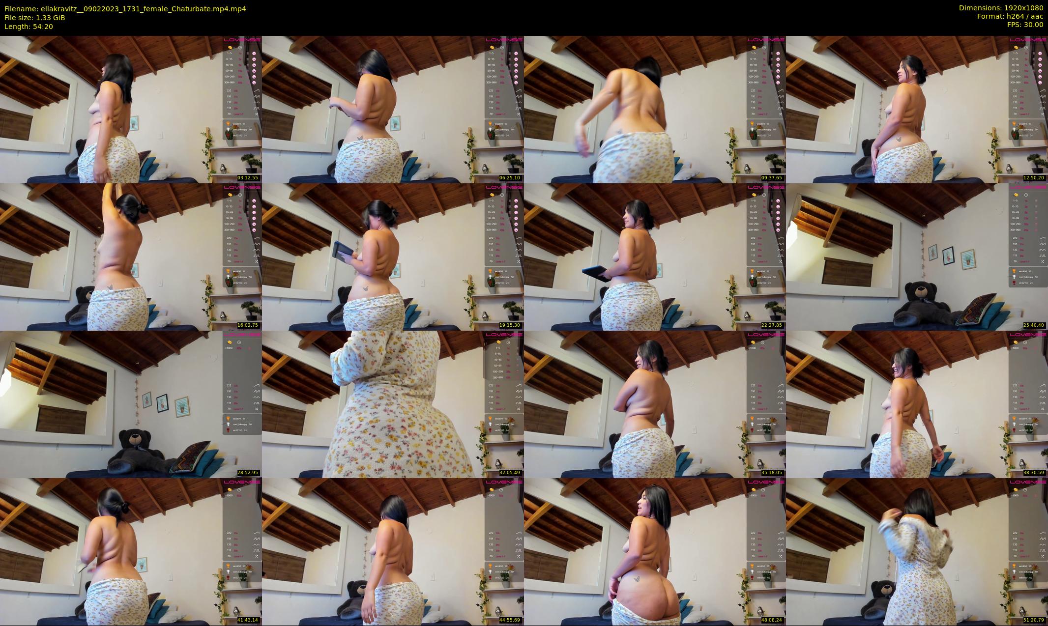 ellakravitz_ — 55 minute Chaturbate female cam show recording, 1080p, Feb 9, 2023