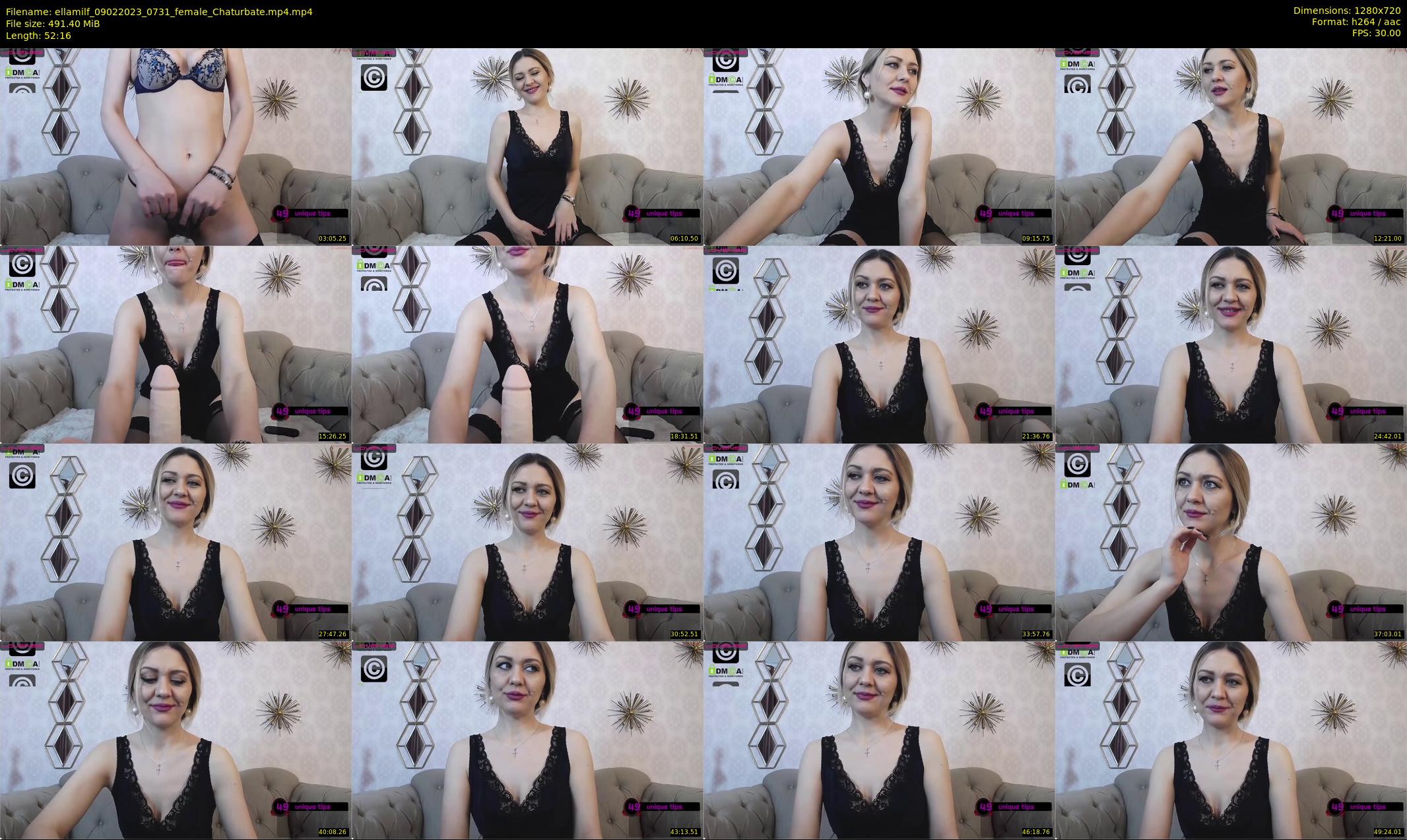 ellamilf — 53 minute Chaturbate female cam show recording, 720p, Feb 9, 2023