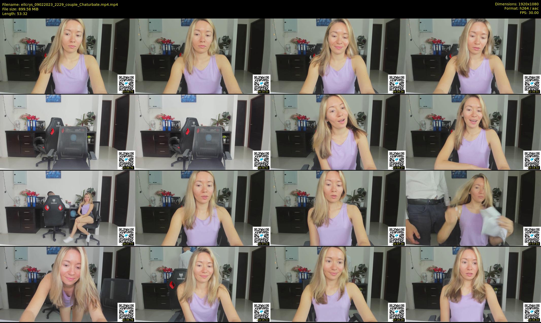 ellcrys — 54 minute Chaturbate couple cam show recording, 1080p, Feb 9, 2023