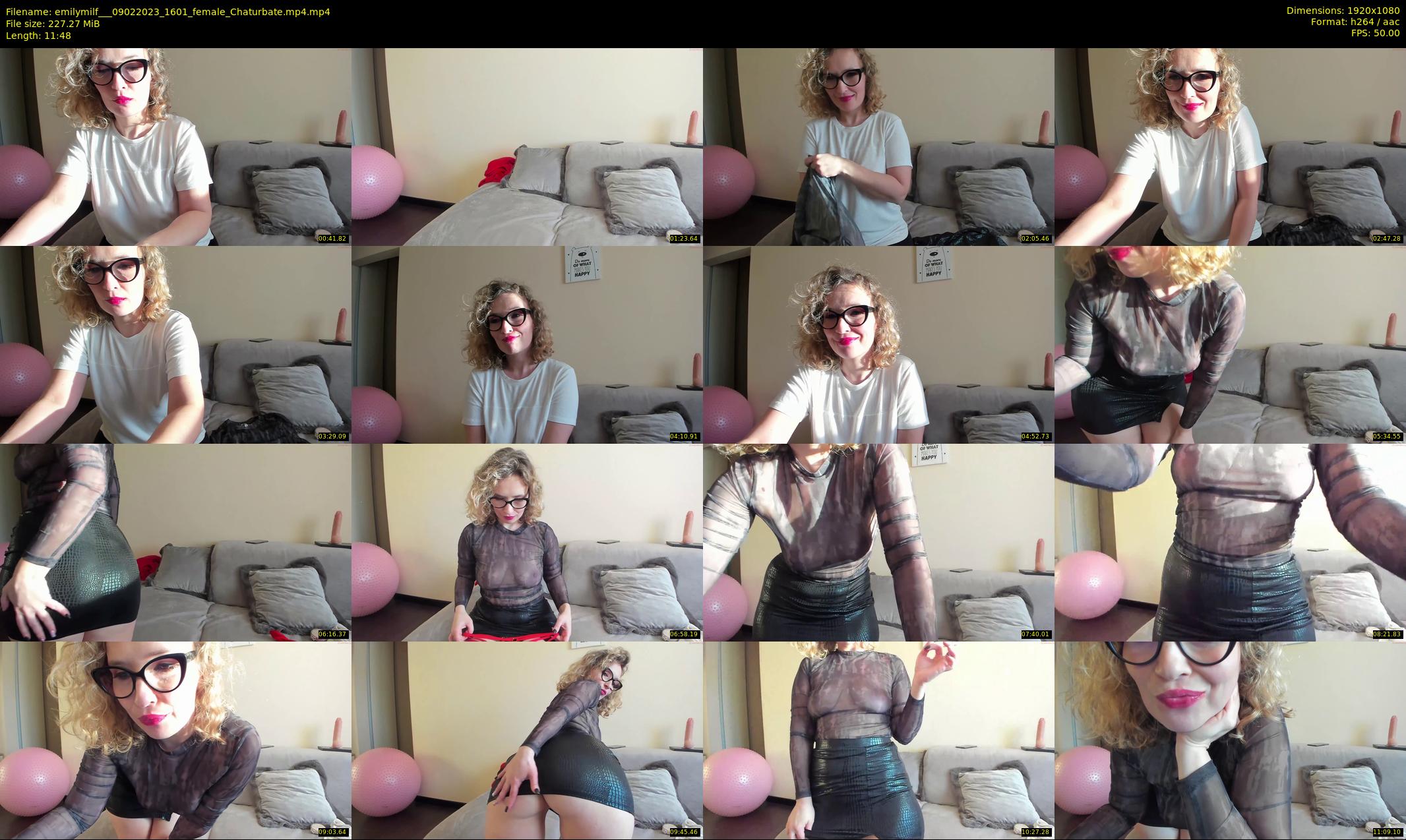 emilymilf__ — 12 minute Chaturbate female cam show recording, 1080p, Feb 9, 2023