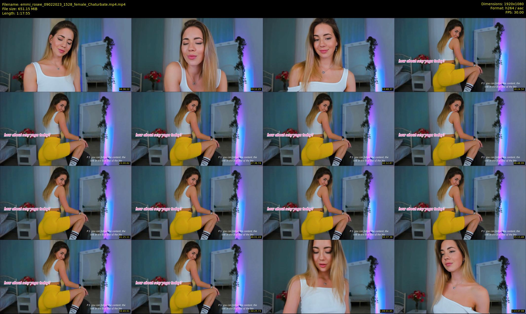 emmi_rosee — 78 minute Chaturbate female cam show recording, 1080p, Feb 9, 2023