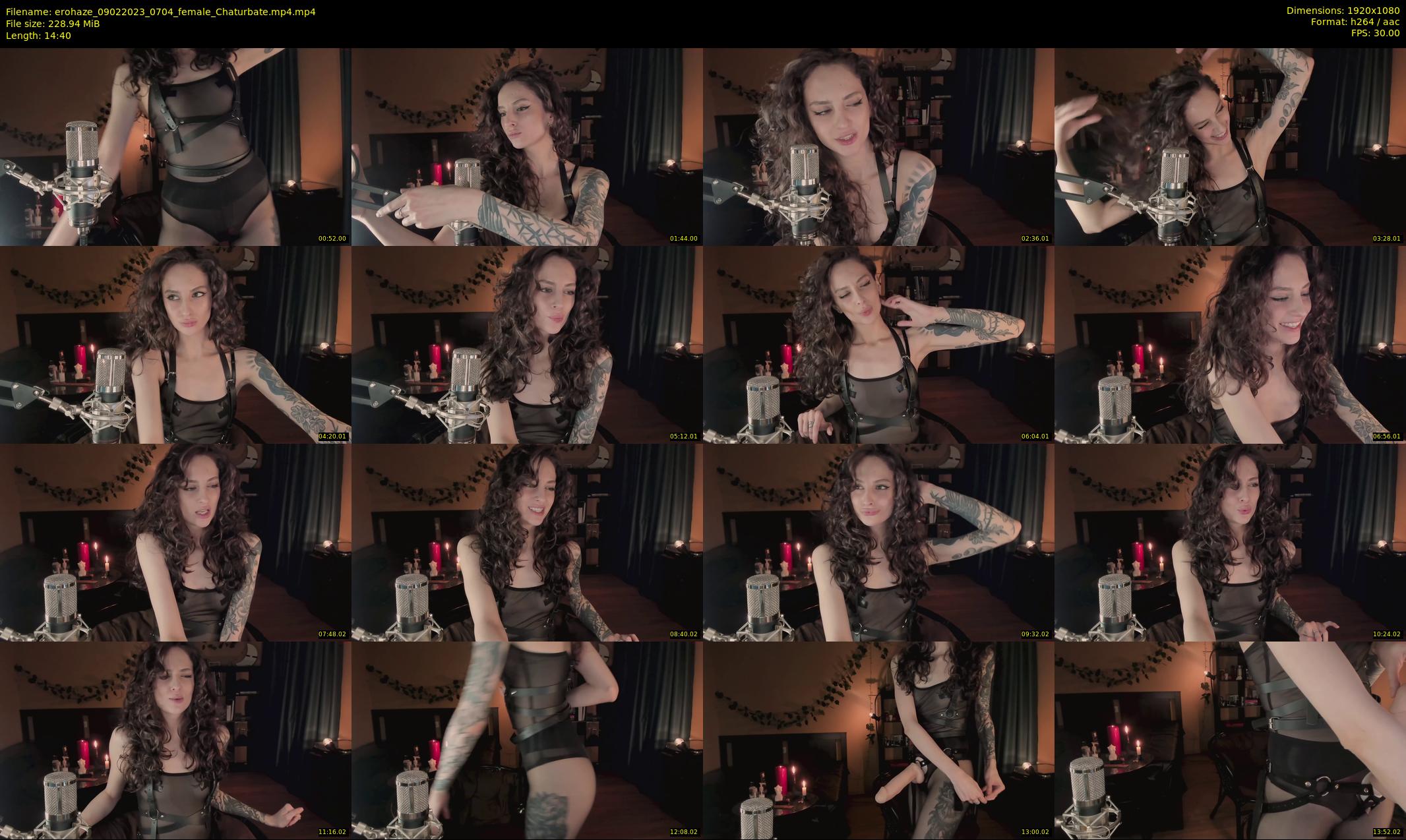 erohaze — 15 minute Chaturbate female cam show recording, 1080p, Feb 9, 2023