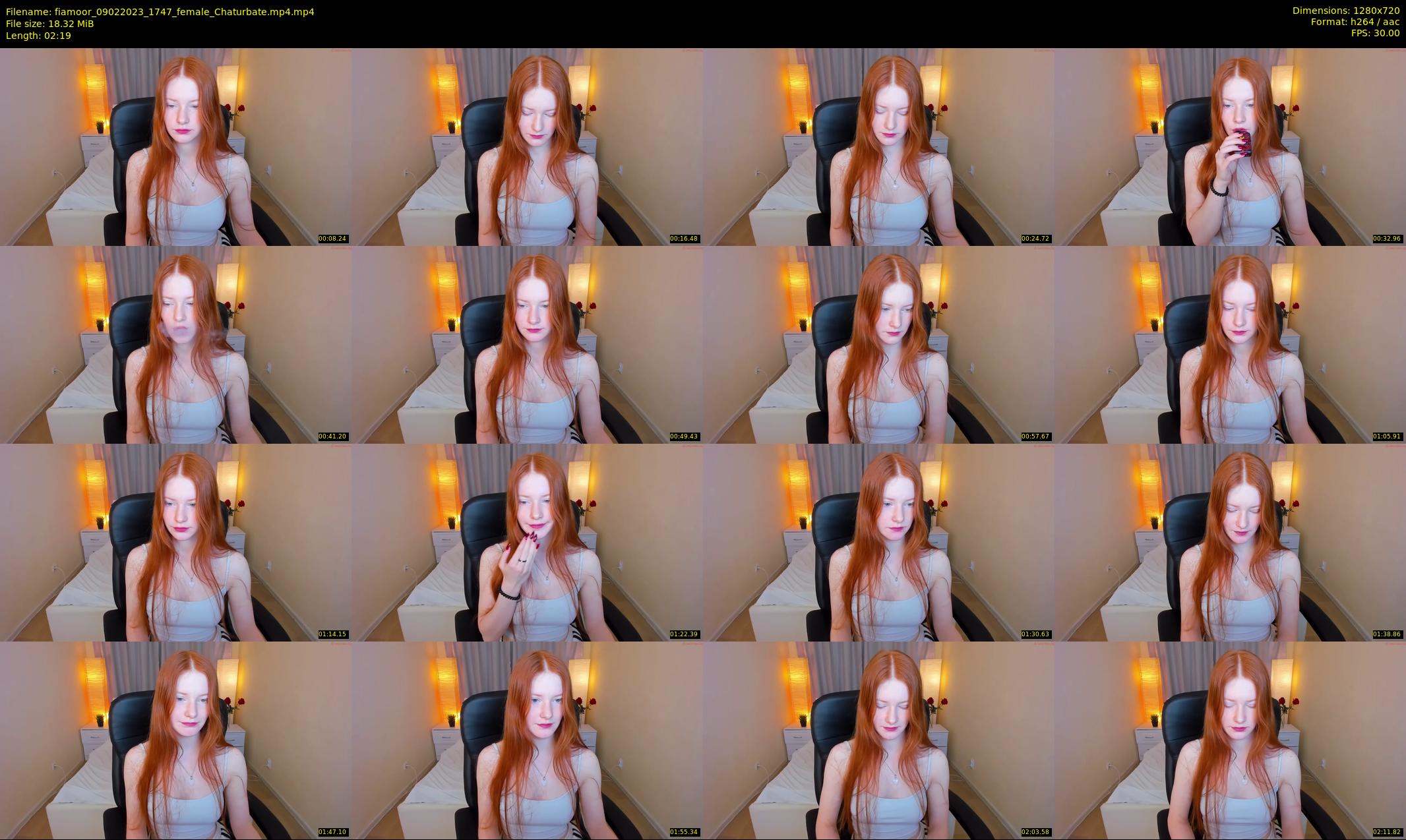 fiamoor — 3 minute Chaturbate female cam show recording, 720p, Feb 9, 2023