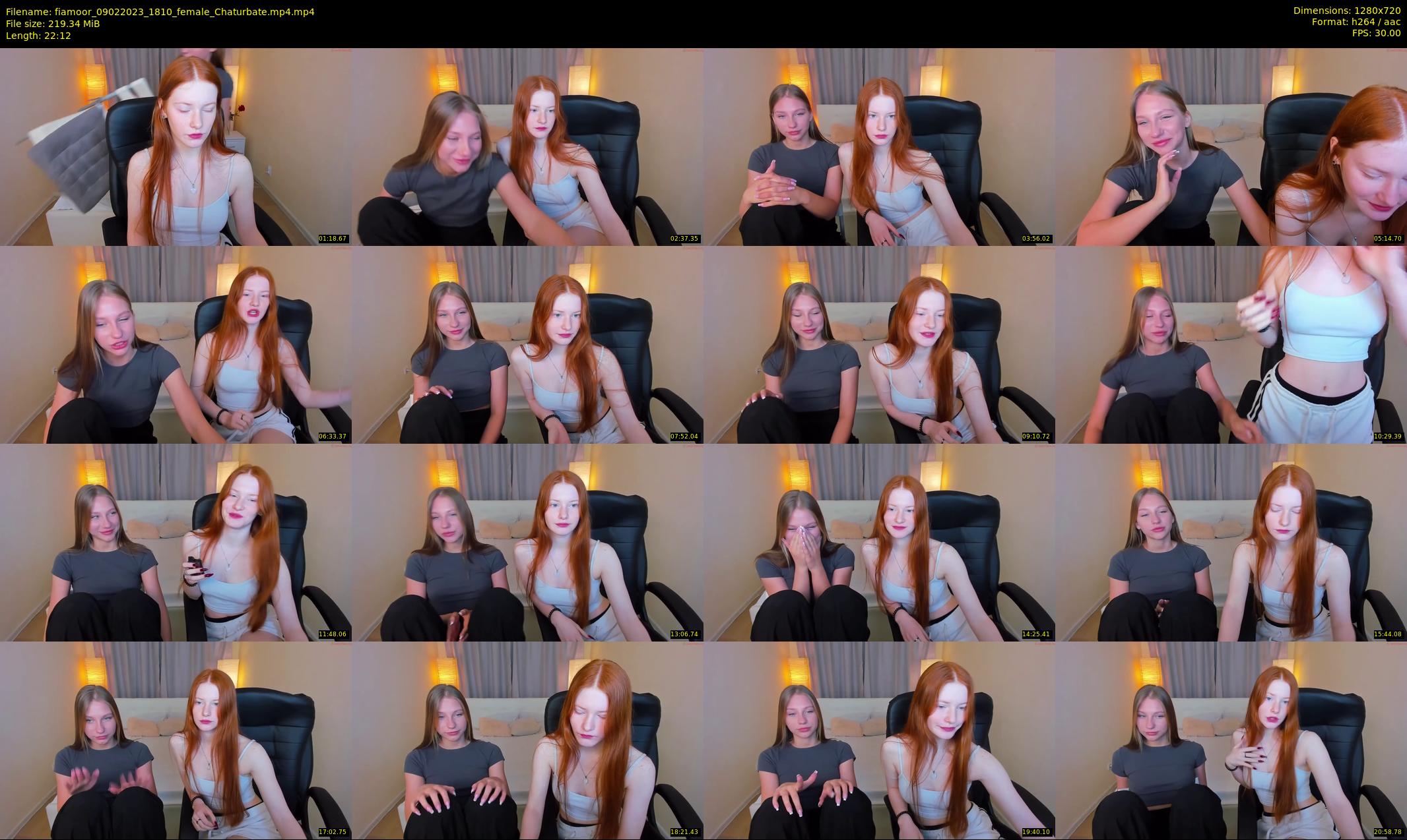fiamoor — 23 minute Chaturbate female cam show recording, 720p, Feb 9, 2023