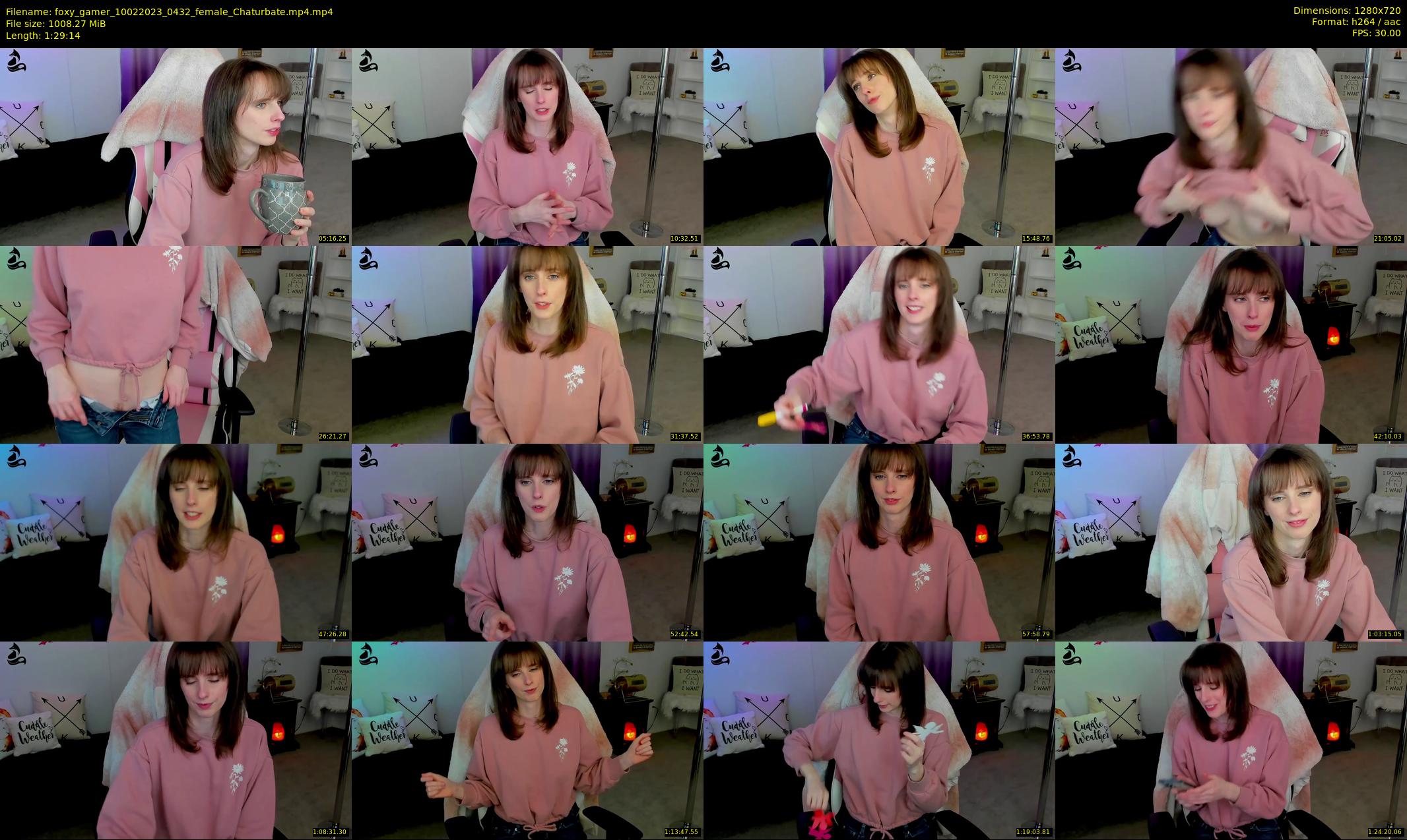 foxy_gamer — 90 minute Chaturbate female cam show recording, 720p, Feb 10, 2023