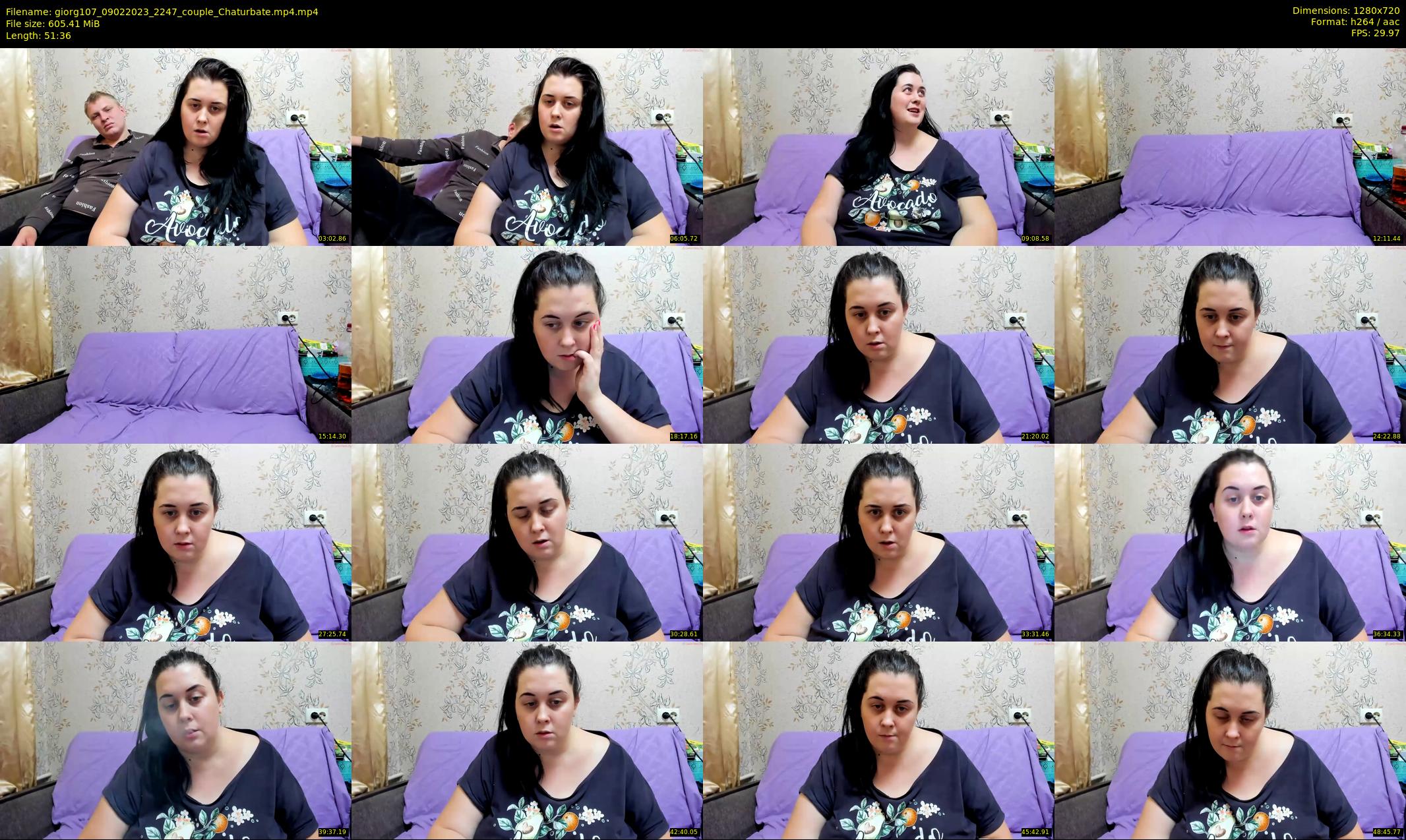 giorg107 — 52 minute Chaturbate couple cam show recording, 720p, Feb 9, 2023