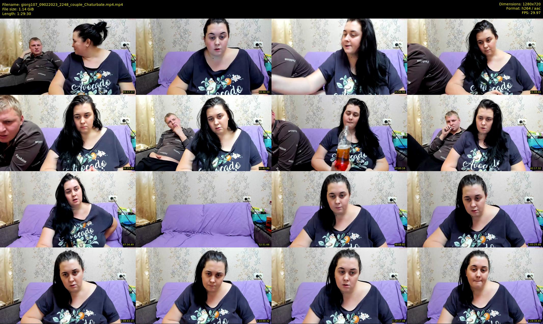 giorg107 — 90 minute Chaturbate couple cam show recording, 720p, Feb 9, 2023