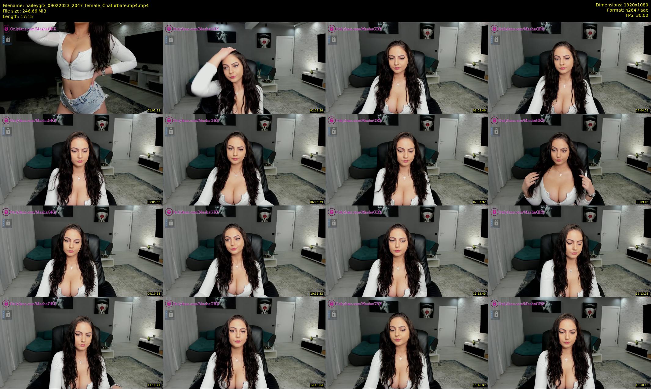 haileygrx — 18 minute Chaturbate female cam show recording, 1080p, Feb 9, 2023