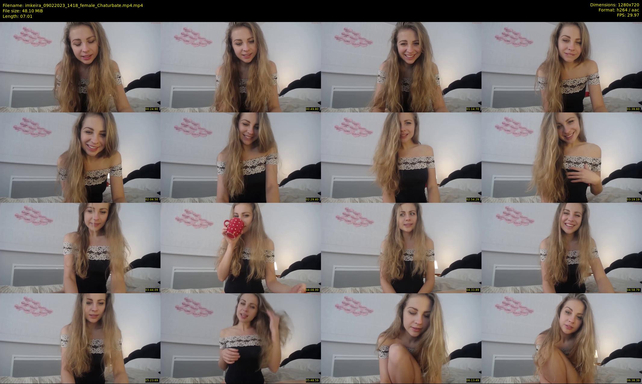 imkeira — 8 minute Chaturbate female cam show recording, 720p, Feb 9, 2023