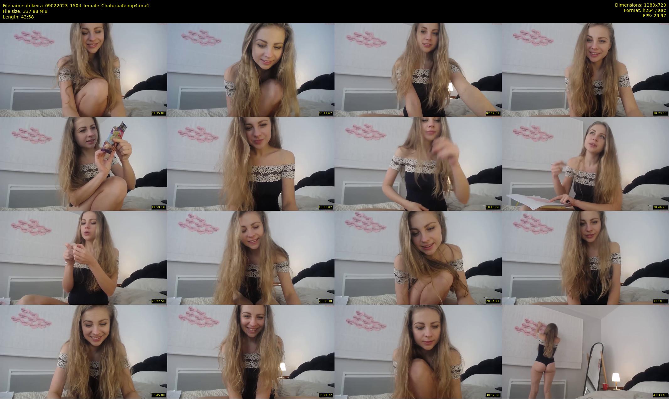 imkeira — 44 minute Chaturbate female cam show recording, 720p, Feb 9, 2023