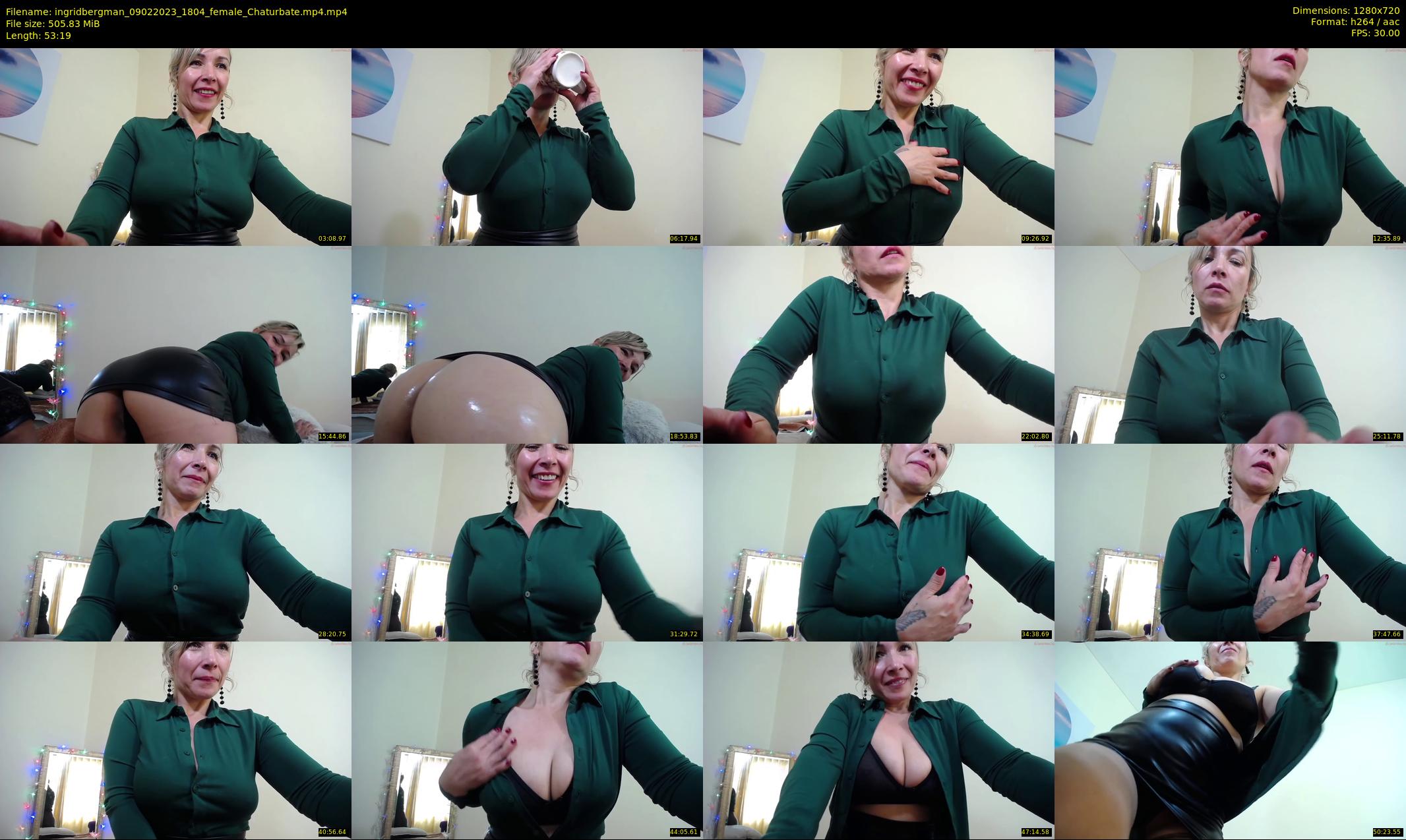ingridbergman — 54 minute Chaturbate female cam show recording, 720p, Feb 9, 2023