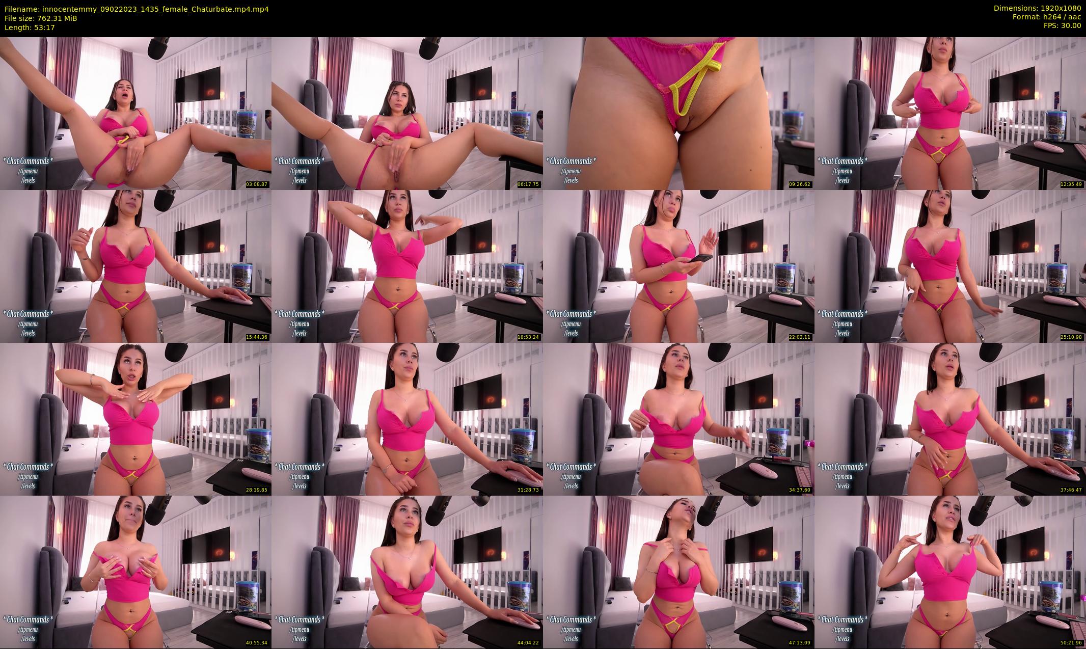 innocentemmy — 54 minute Chaturbate female cam show recording, 1080p, Feb 9, 2023