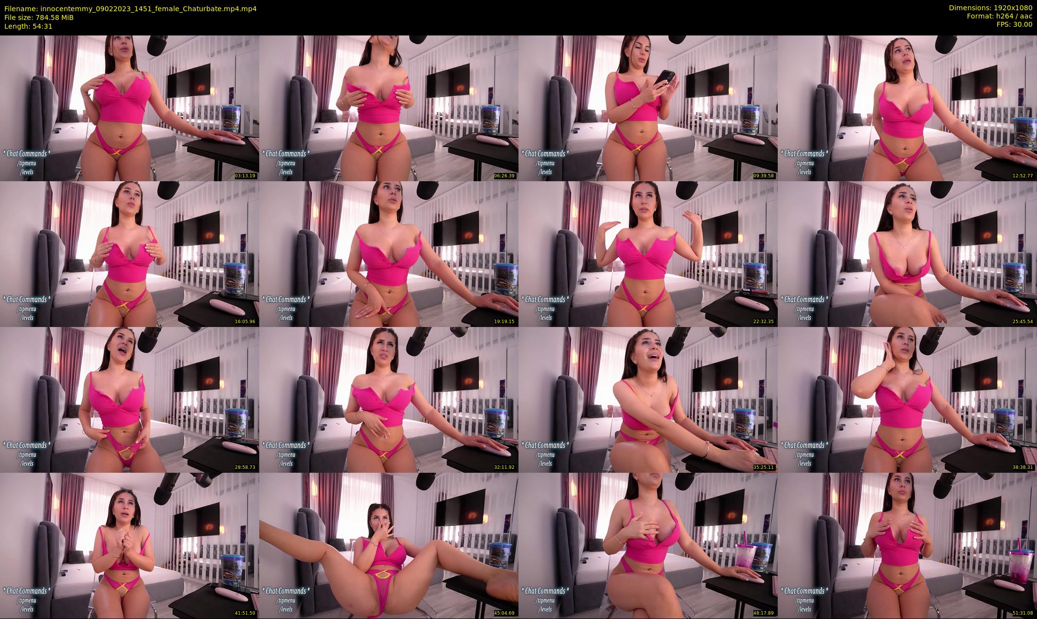 innocentemmy — 55 minute Chaturbate female cam show recording, 1080p, Feb 9, 2023