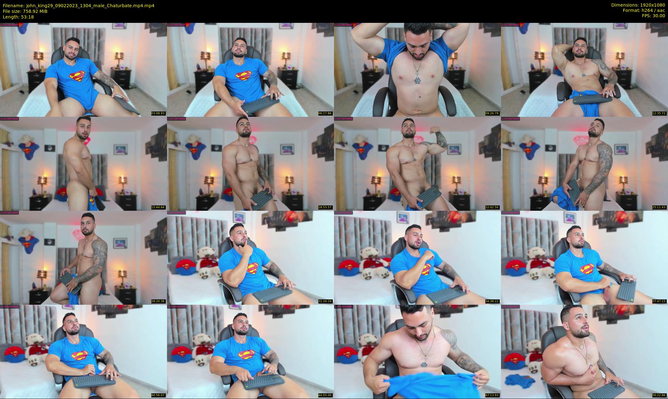 john_king29 — 54 minute Chaturbate male cam show recording, 1080p, Feb 9, 2023