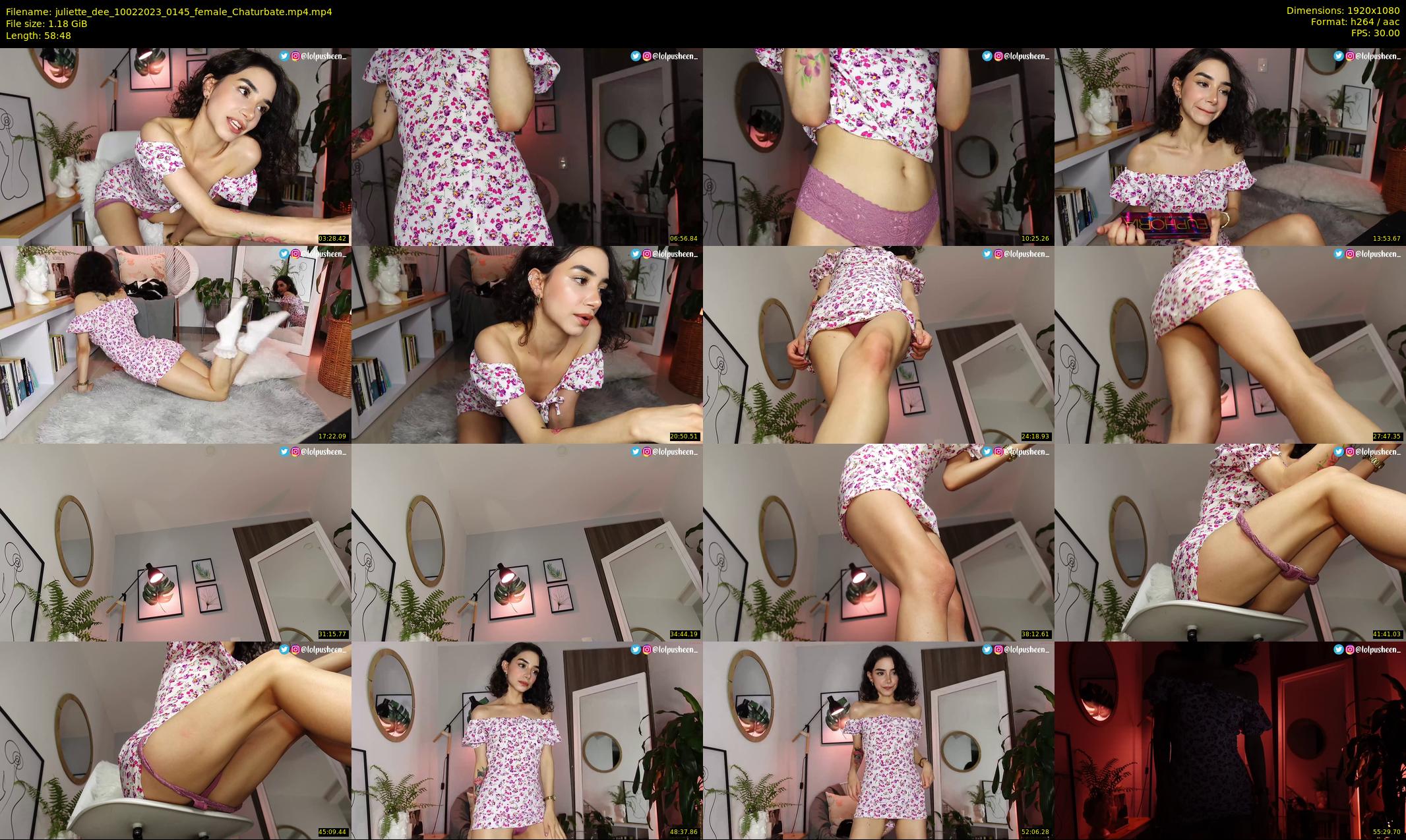 juliette_dee — 59 minute Chaturbate female cam show recording, 1080p, Feb 10, 2023