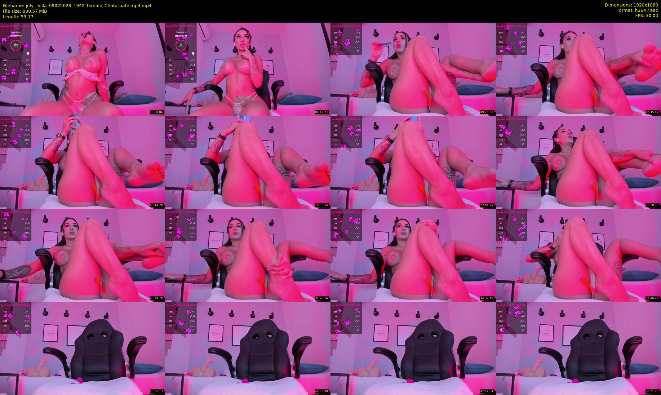 july__villa — 54 minute Chaturbate female cam show recording, 1080p, Feb 9, 2023