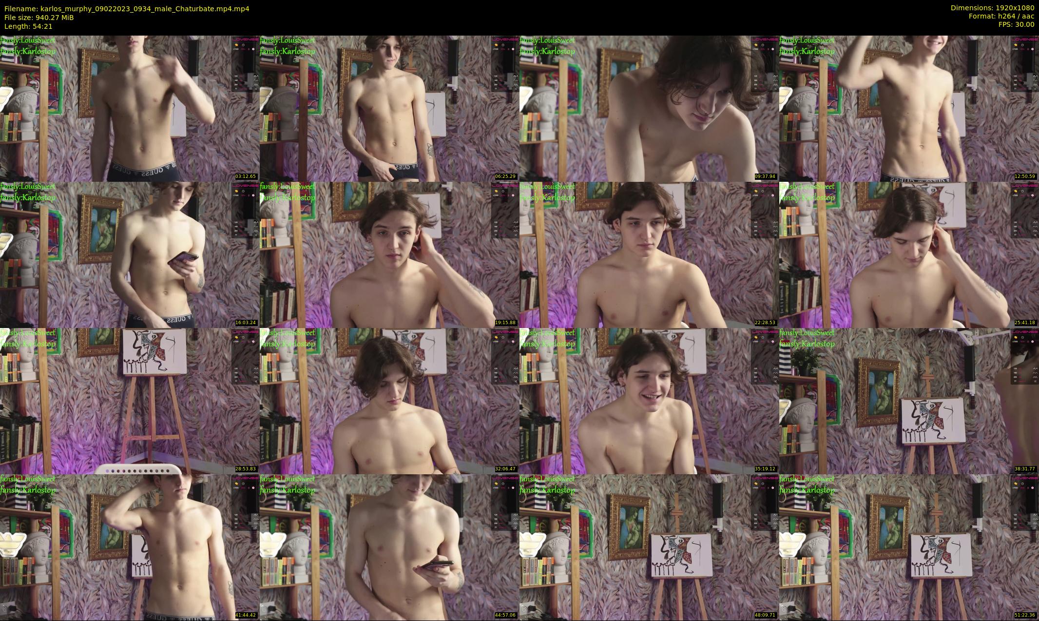 karlos_murphy — 55 minute Chaturbate male cam show recording, 1080p, Feb 9, 2023