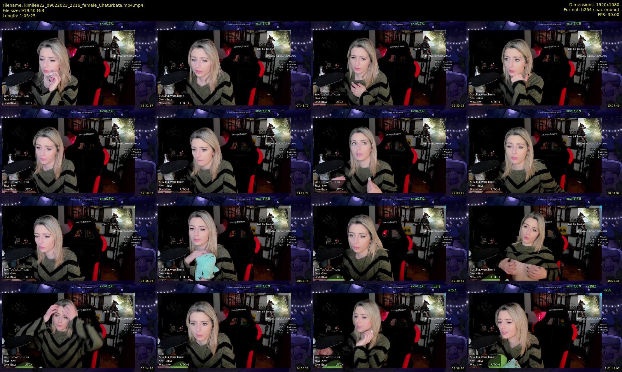 kimilee22 — 66 minute Chaturbate female cam show recording, 1080p, Feb 9, 2023