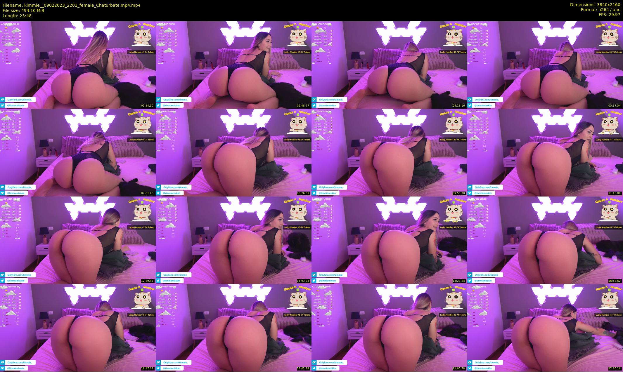 kimmie_ — 24 minute Chaturbate female cam show recording, 4K, Feb 9, 2023
