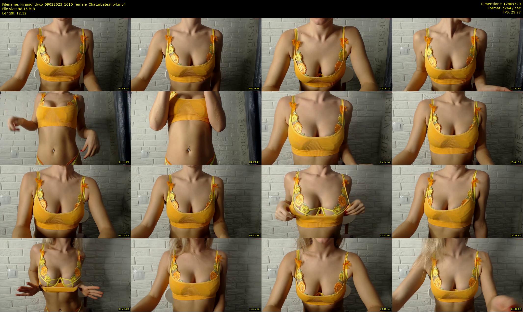 kiranightlyxo — 13 minute Chaturbate female cam show recording, 720p, Feb 9, 2023