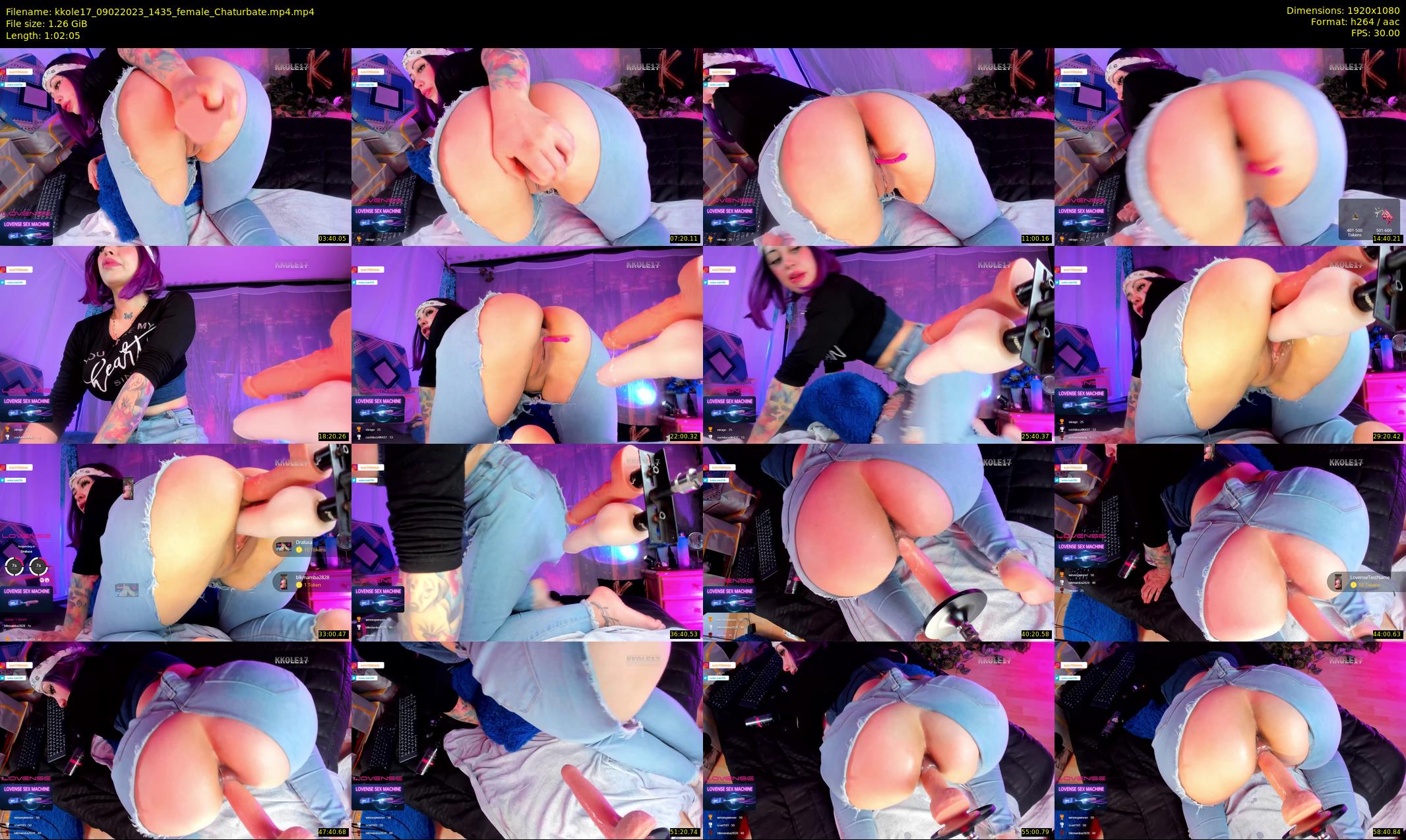 kkole17 — 63 minute Chaturbate female cam show recording, 1080p, Feb 9, 2023