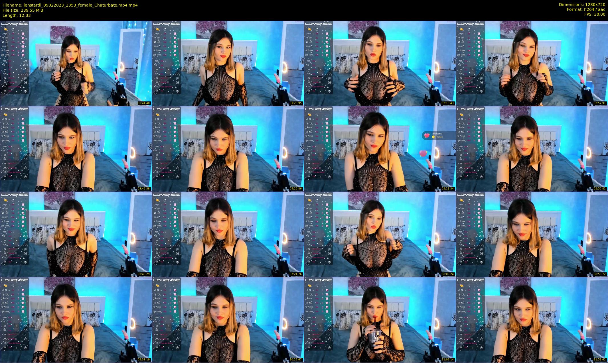 lenstardi — 13 minute Chaturbate female cam show recording, 720p, Feb 9, 2023